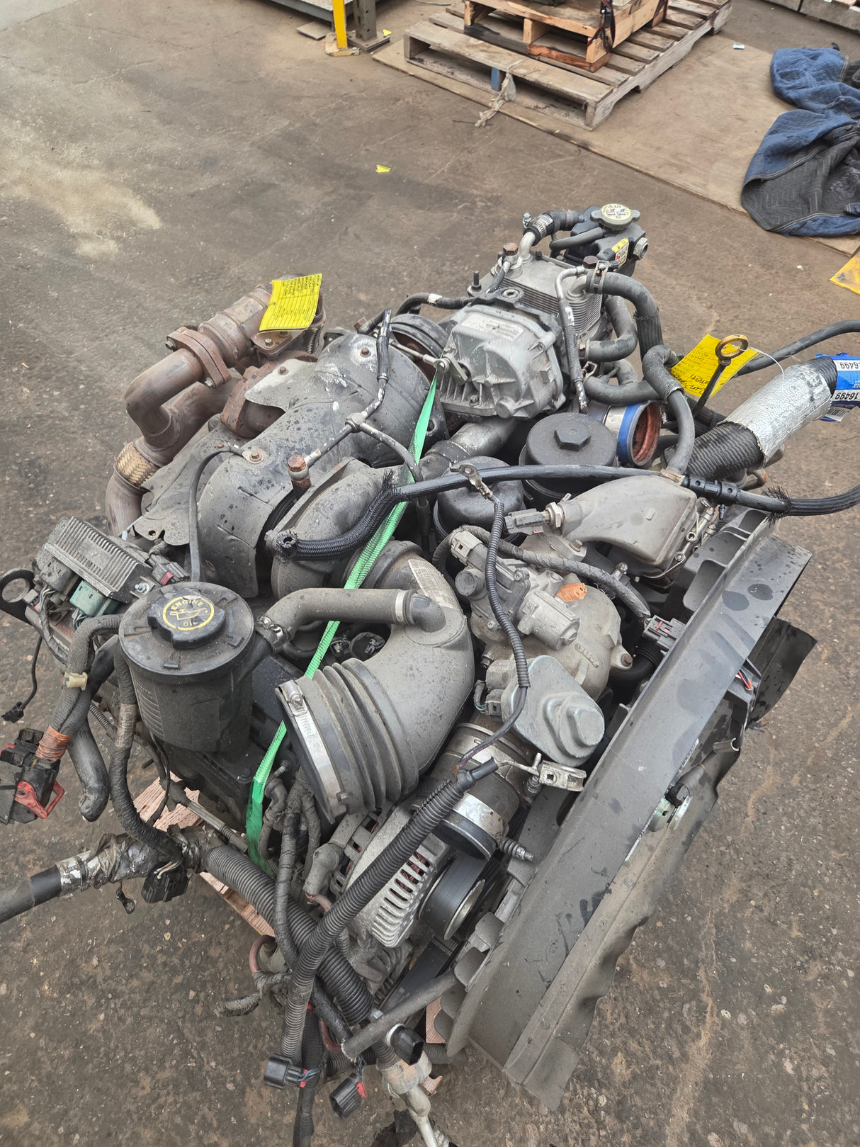 2008-2010 6.4 L Power Stroke Diesel Reman Engine Ran Great Ford Super Duty