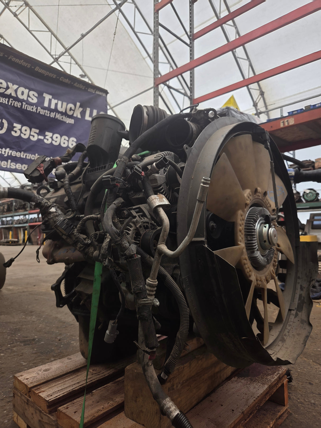 2008-2010 6.4 L Power Stroke Diesel Reman Engine Ran Great Ford Super Duty