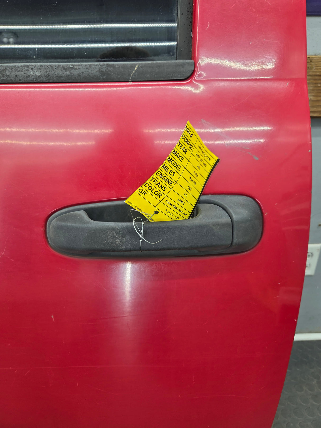 2003-2008 Dodge Ram 3rd Gen LH Driver Side Rear Quad Cab Crew Cab Door 1500 2500 3500 4500 5500