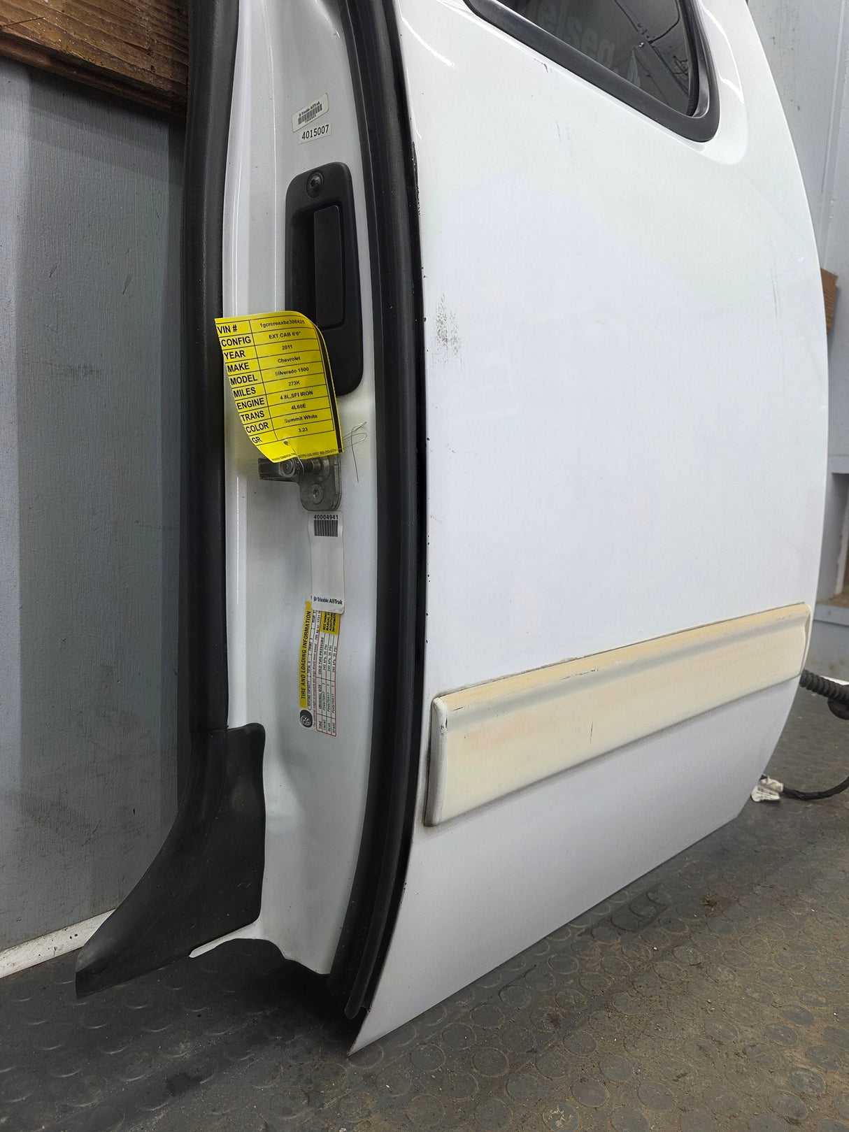 2007-2013 Chevrolet Silverado / GMC Sierra 1500 2500 3500 HD Driver Side Extended Cab LH Rear Door (Copy)