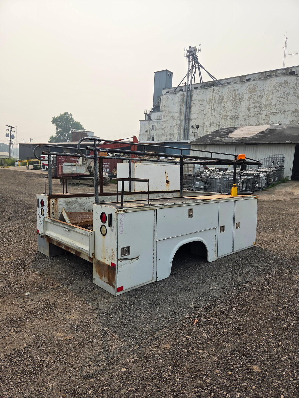 11' Steel Utility Service Body Utility Bed Universal For Dual Rear Wheel Truck