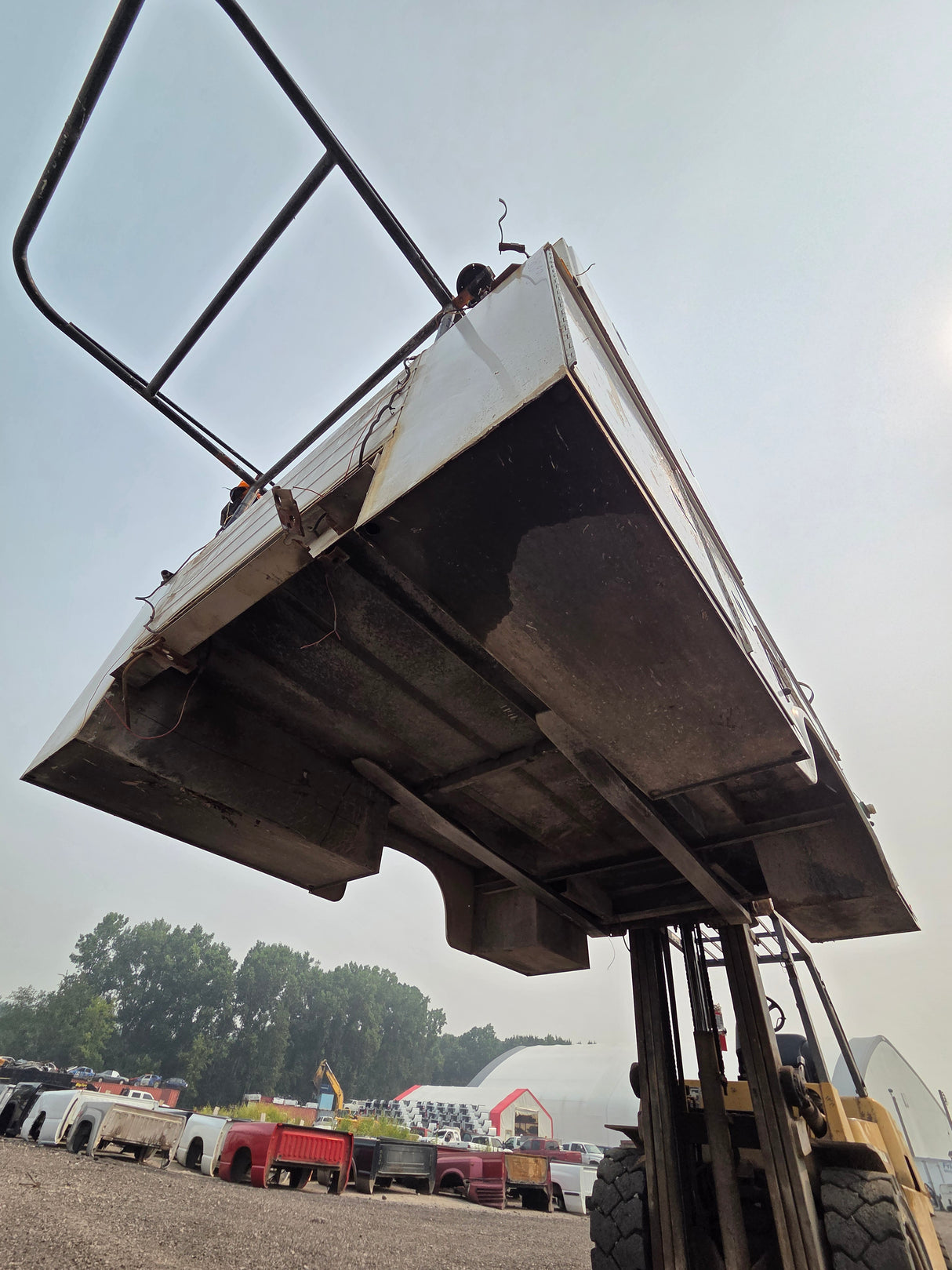 11' Steel Utility Service Body Utility Bed Universal For Dual Rear Wheel Truck