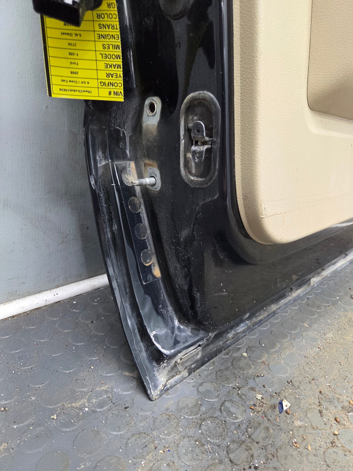 1999-2011 Ford Super Duty F250 F350 F450 F550 RH Crew Cab Passenger Side Rear Door