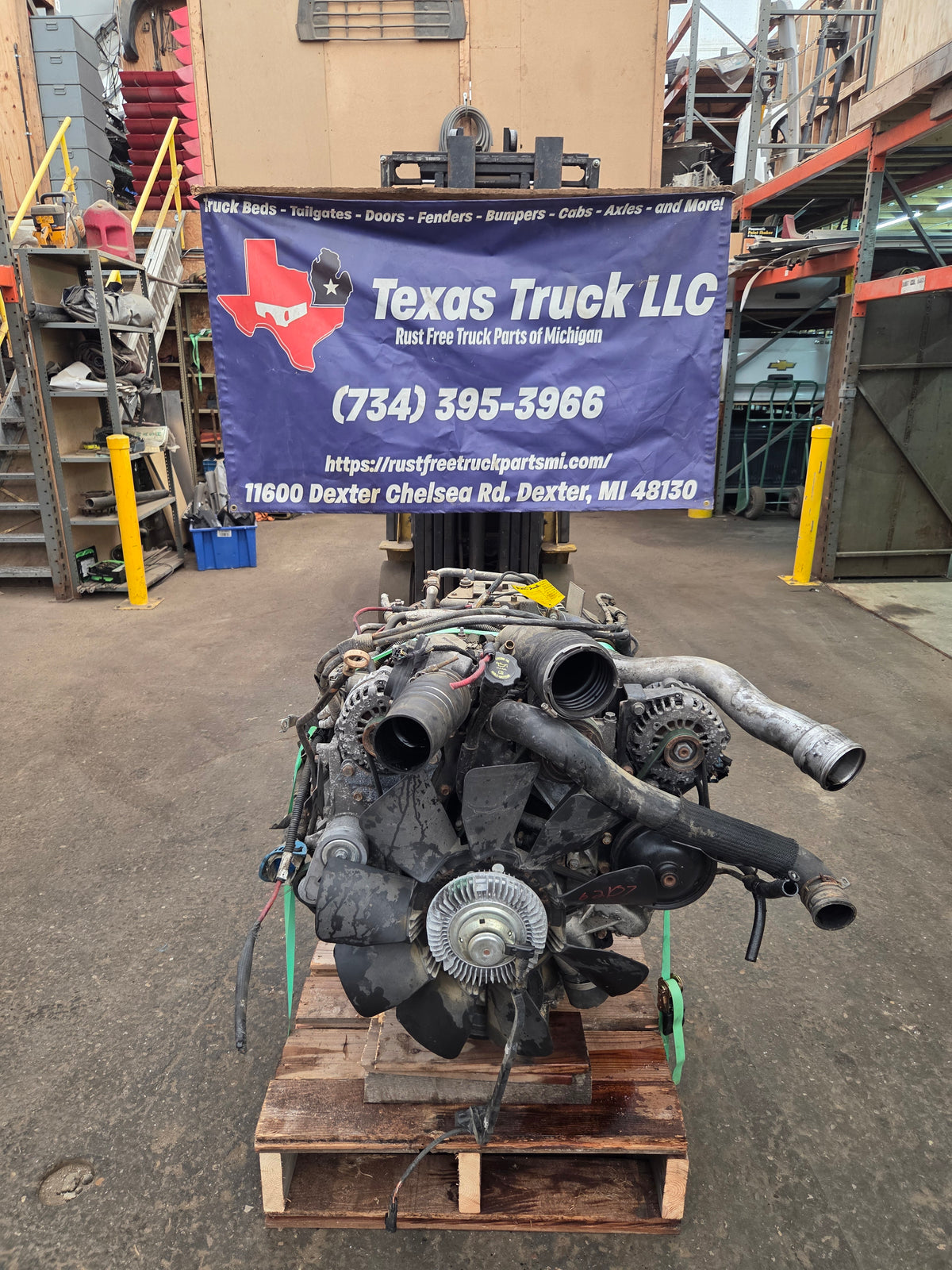 2007-2010 LMM Duramax Diesel 6.6L Engine Runs Good