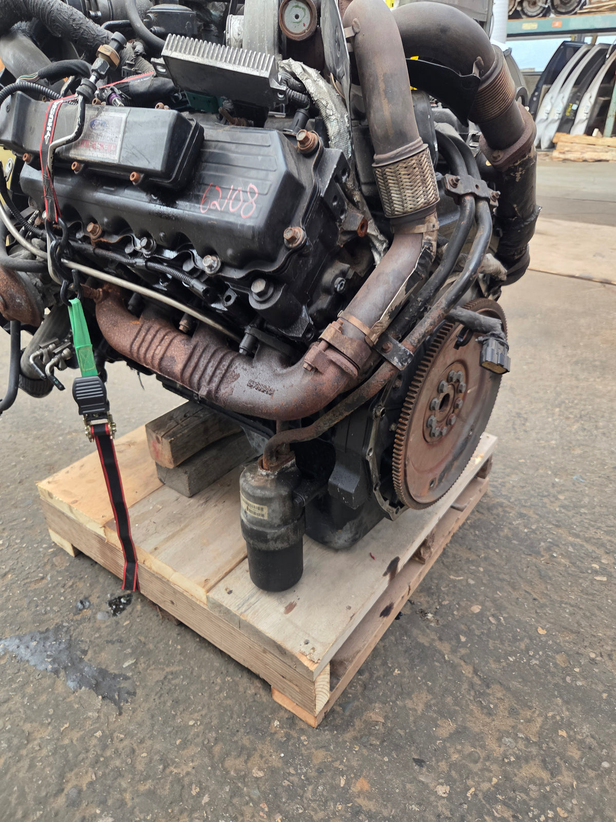2009 Ford 6.0L Power Stroke Diesel Core Engine Assembly E350 E450