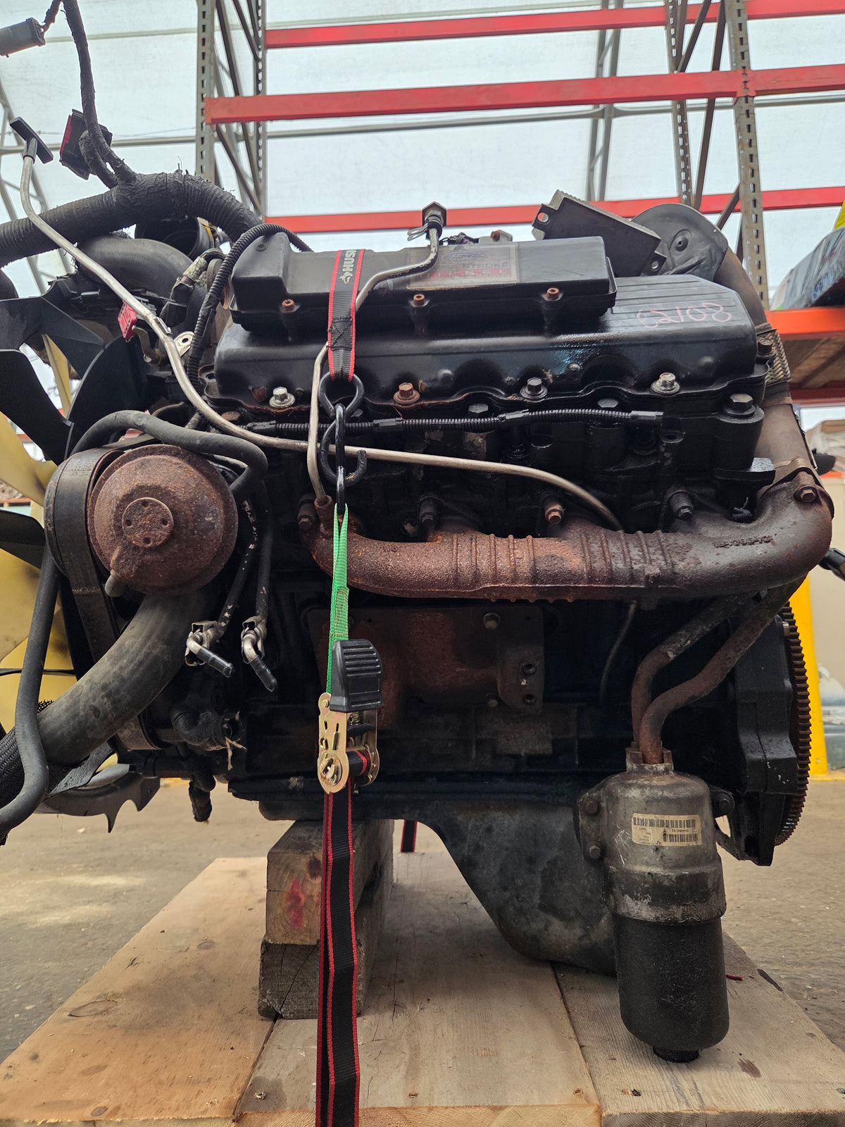 2009 Ford 6.0L Power Stroke Diesel Core Engine Assembly E350 E450