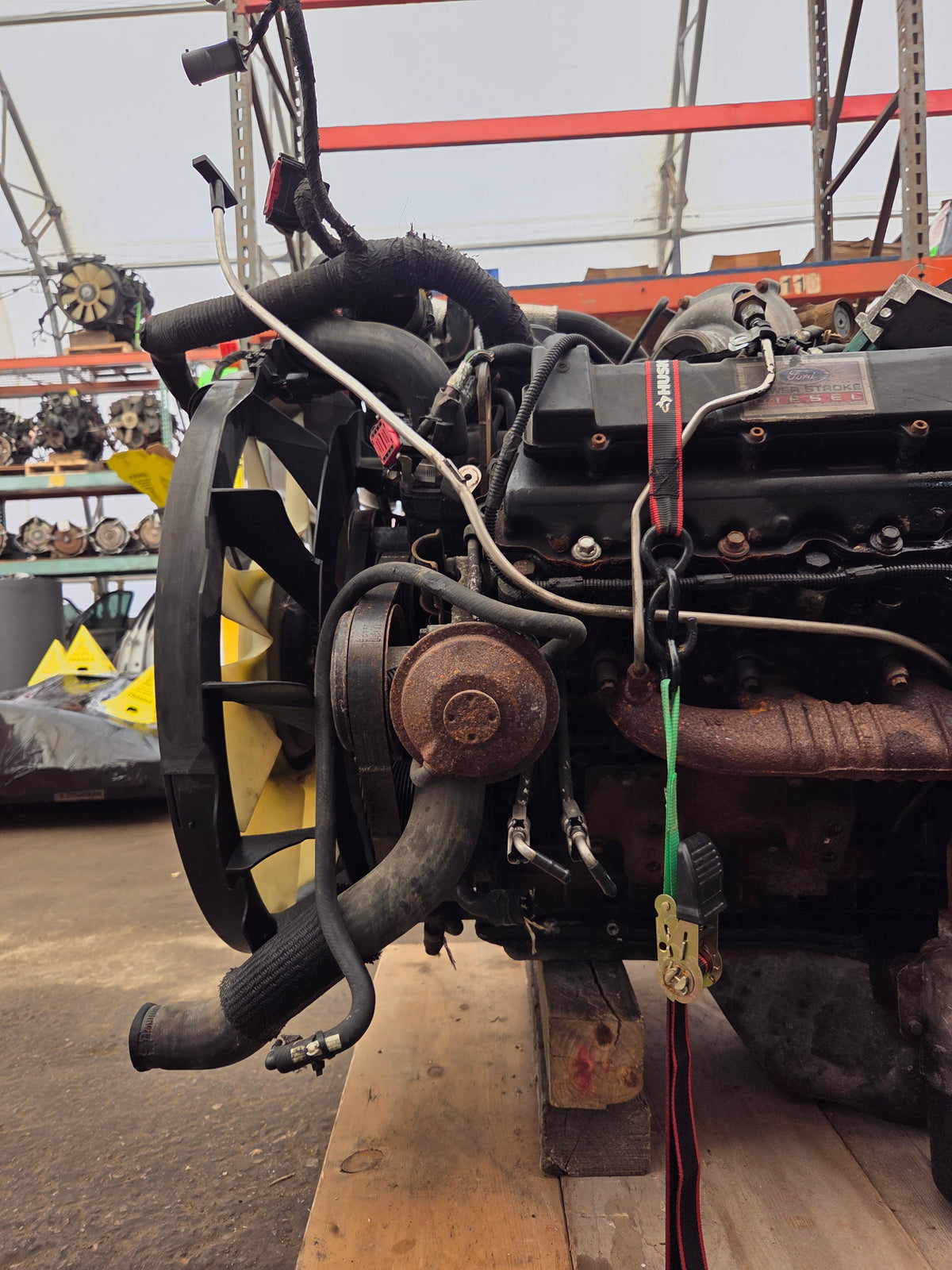 2009 Ford 6.0L Power Stroke Diesel Core Engine Assembly E350 E450