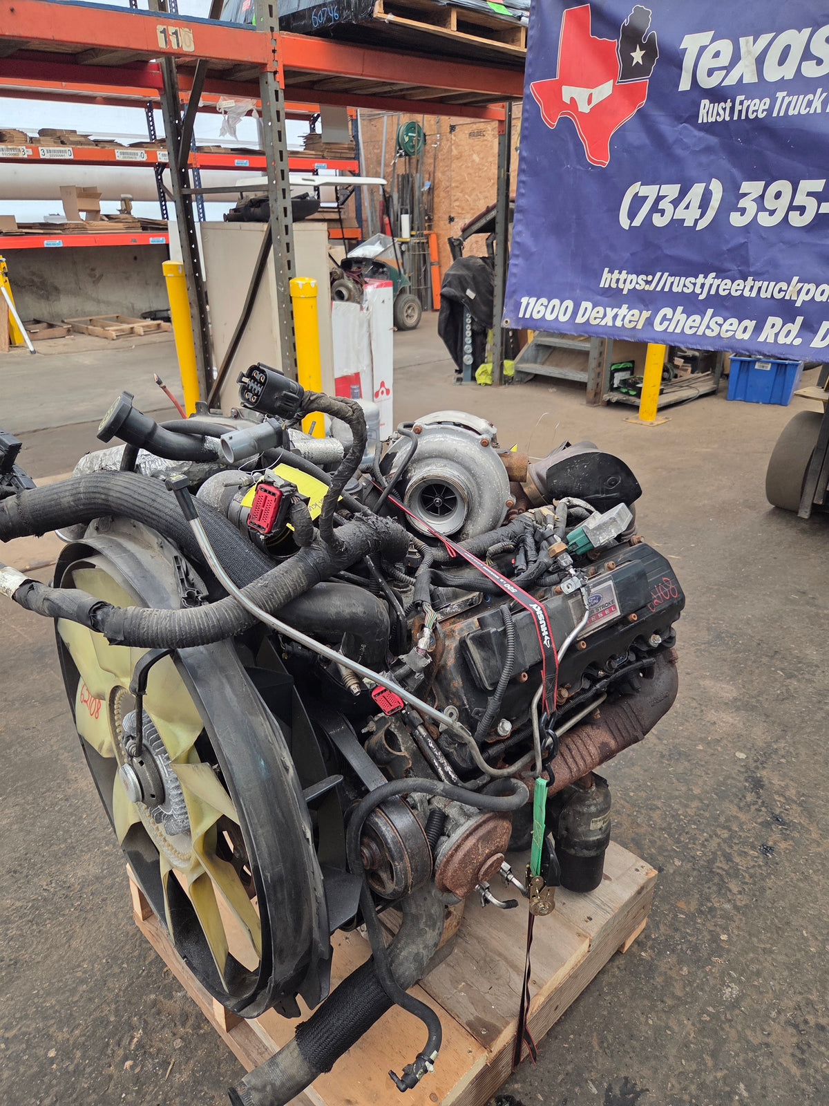 2009 Ford 6.0L Power Stroke Diesel Core Engine Assembly E350 E450