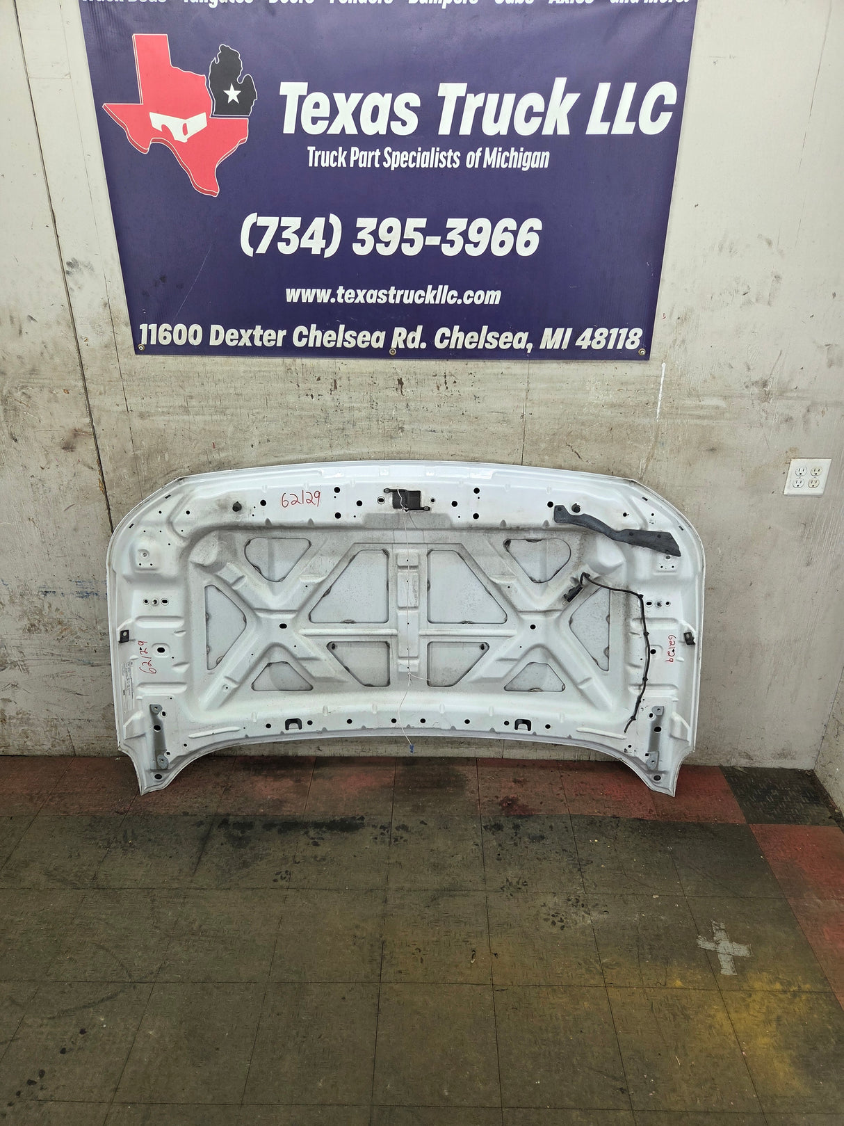 2011-2016 Ford Super Duty Hood F250 F350 F450 F550 - White