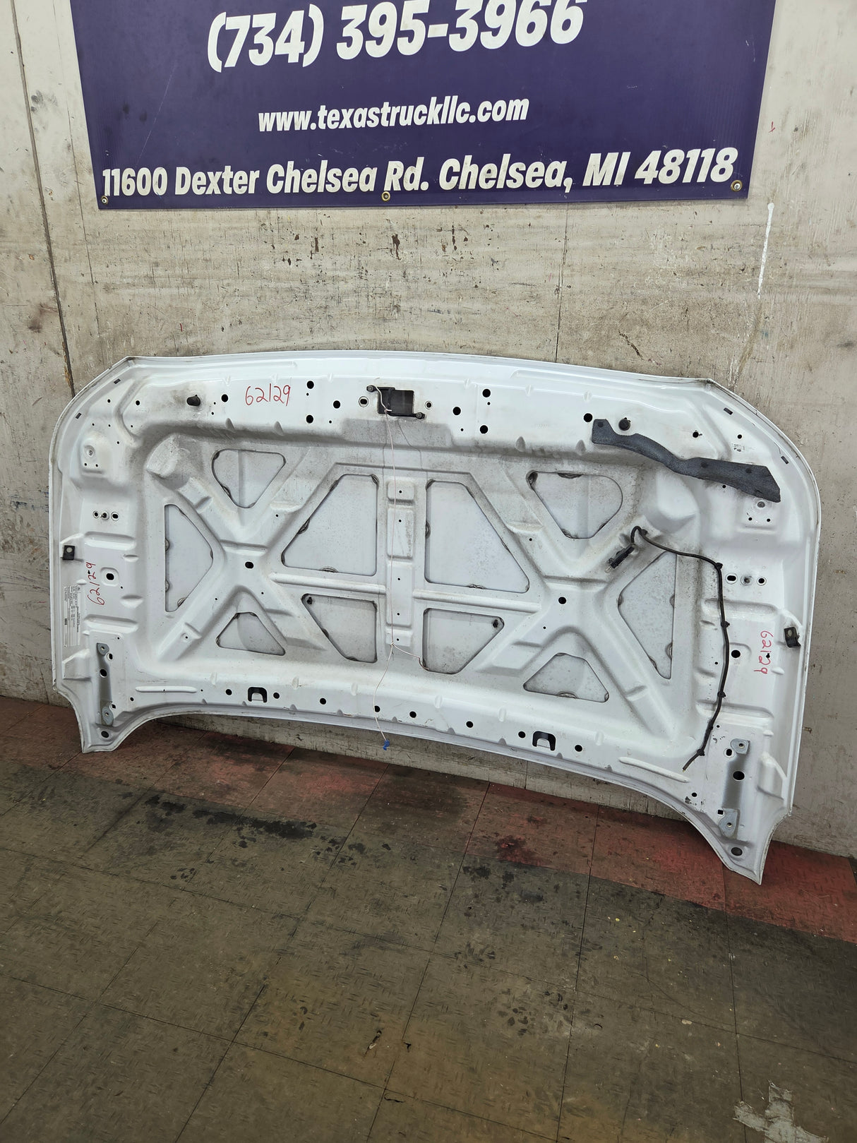 2011-2016 Ford Super Duty Hood F250 F350 F450 F550 - White