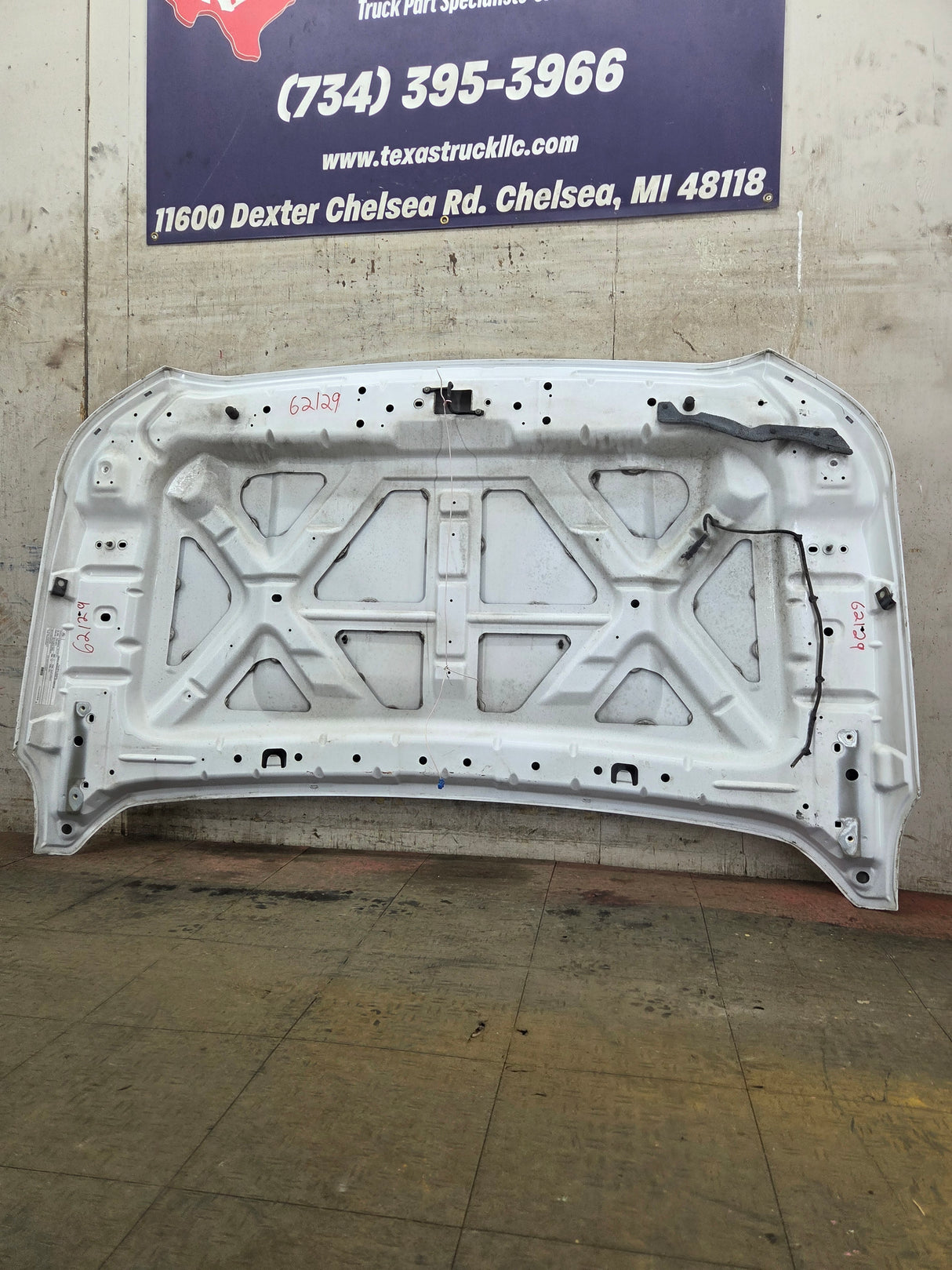 2011-2016 Ford Super Duty Hood F250 F350 F450 F550 - White