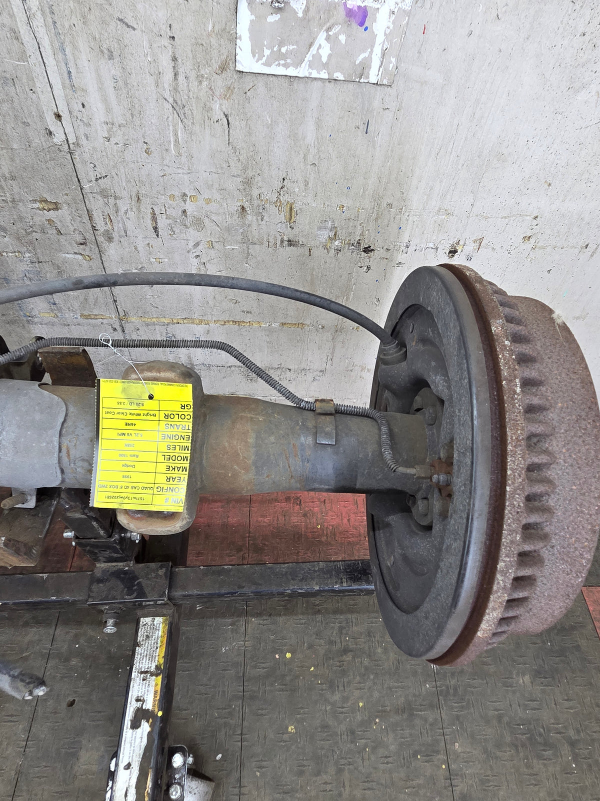 1994-1999 2nd Gen Dodge Ram 1500 3.55 Rear Axle 9.25