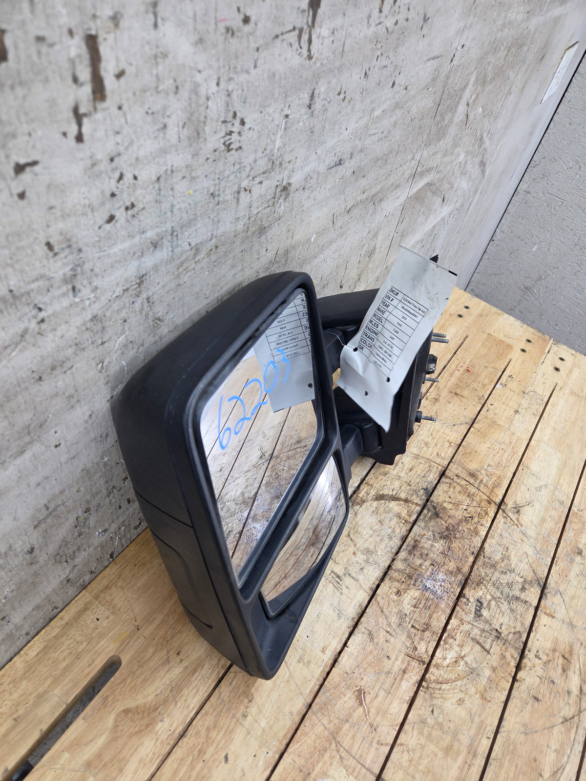 2008-2016 Ford Super Duty F250 F350 F450 F550 LH Driver Side Manual Towing Mirror OEM