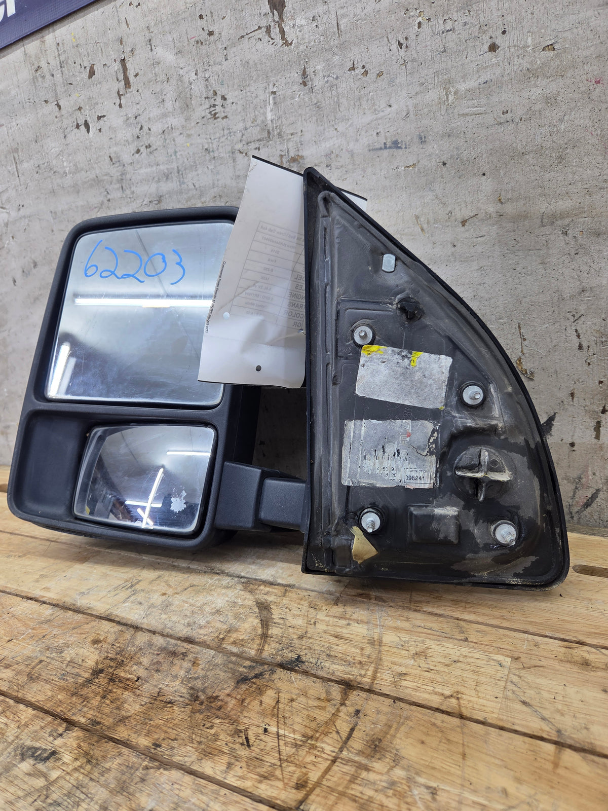 2008-2016 Ford Super Duty F250 F350 F450 F550 LH Driver Side Manual Towing Mirror OEM