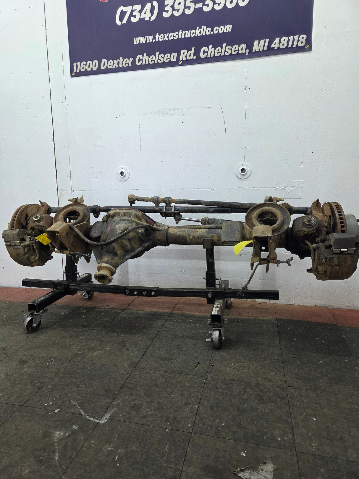2006-2007 Dodge Ram 2500 3500 8 Lug Front Axle 3.73 Gear Ratio 3rd Gen