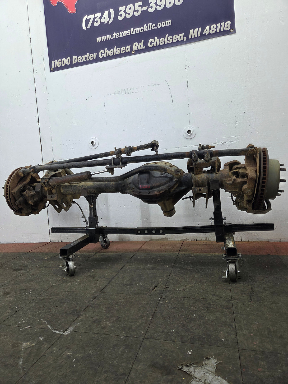 2006-2007 Dodge Ram 2500 3500 8 Lug Front Axle 3.73 Gear Ratio 3rd Gen