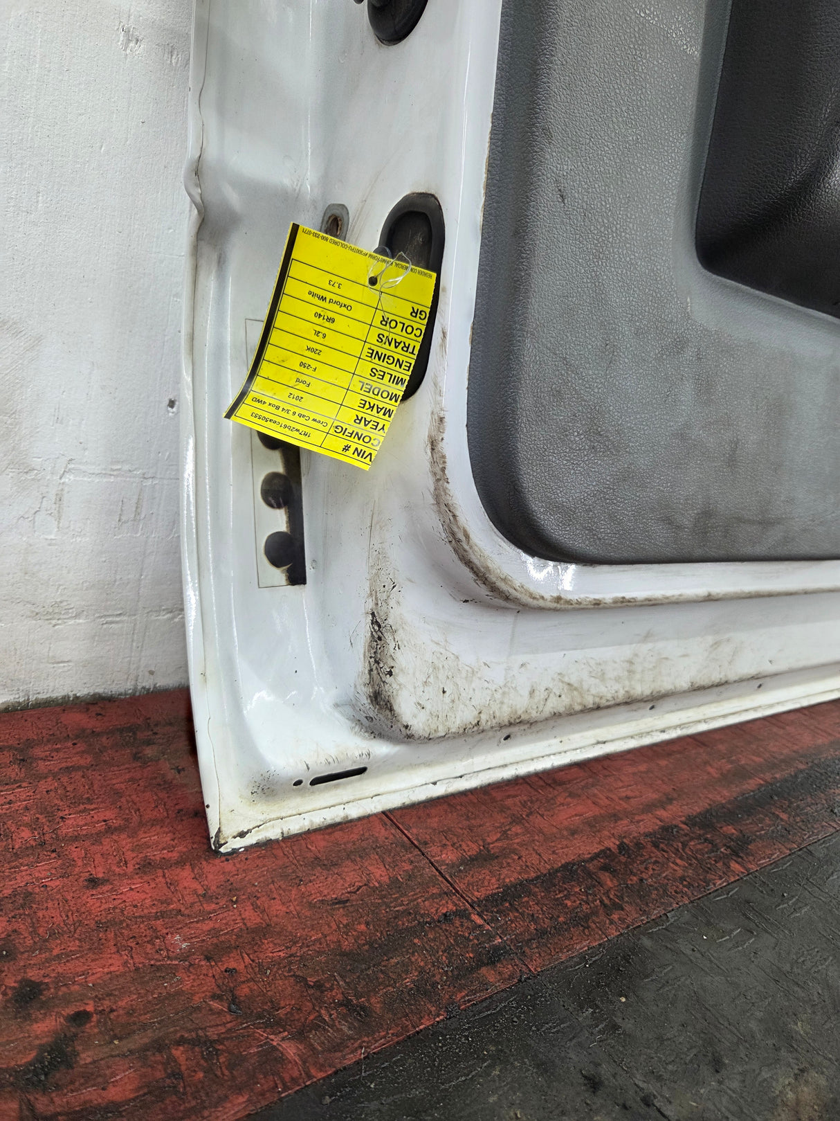 2012-2016 Ford Super Duty Driver Rear Door LH Crew Cab F250 F350 F450 F550