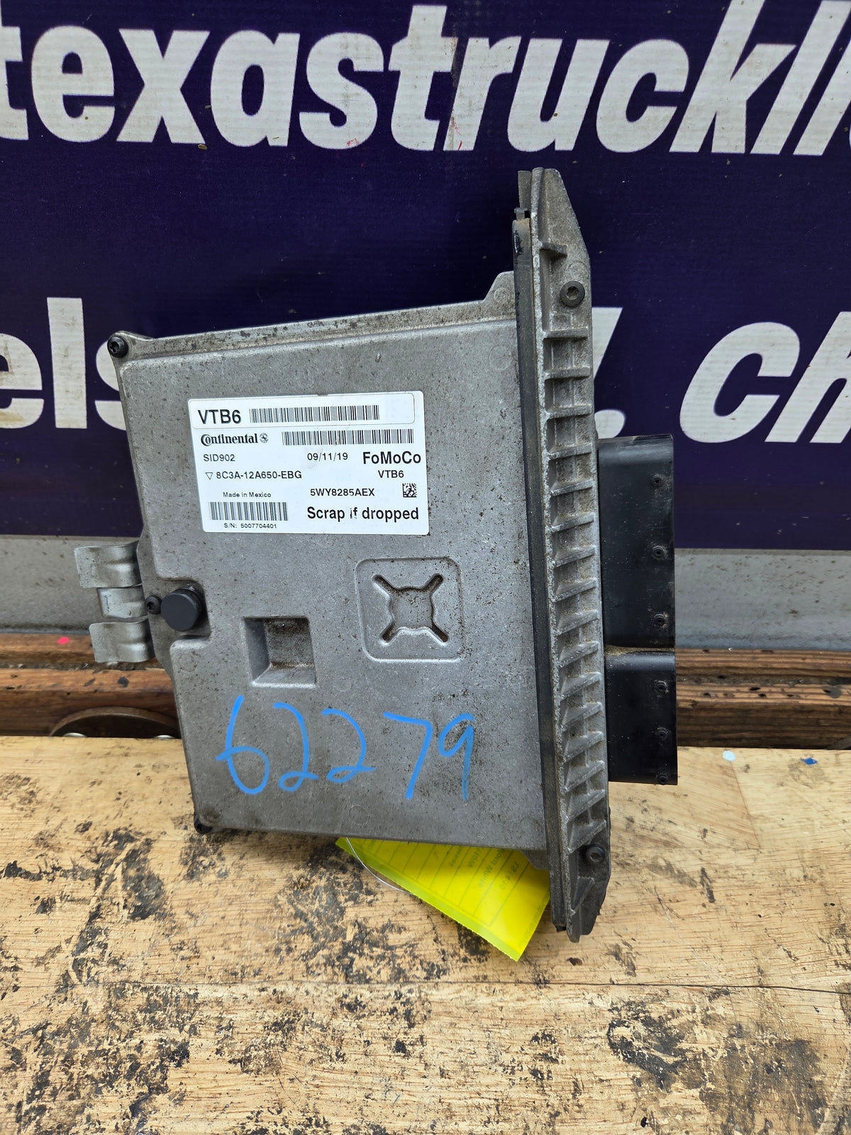 2009-2010 Ford F250 F350 F450 F550 6.4L PCM VTB6 / 8C3A-12A650-EBG