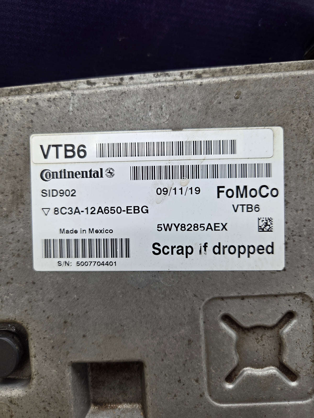 2009-2010 Ford F250 F350 F450 F550 6.4L PCM VTB6 / 8C3A-12A650-EBG