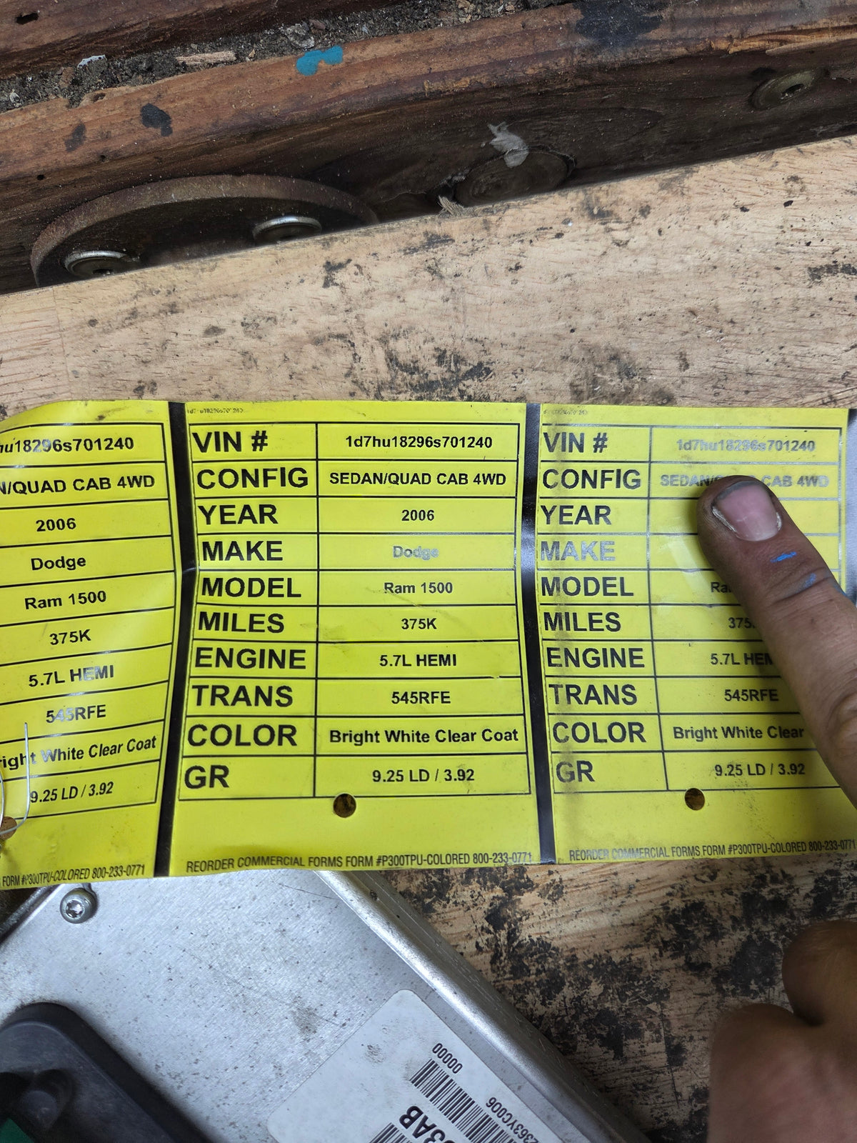 2006 Dodge Ram 1500 5.7L HEMI ECM PCM - 05094893AB