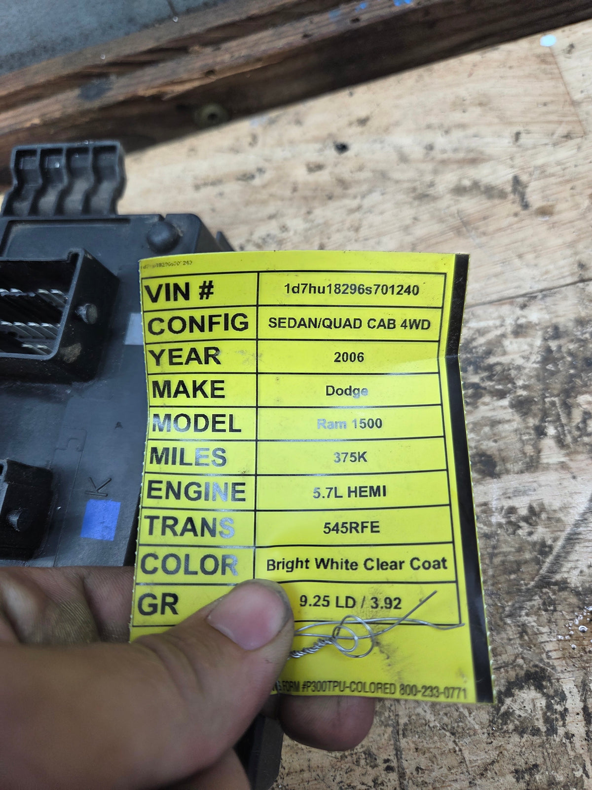 2006 Dodge Ram 1500 2500 5.7L Totally Integrated Power Module Fuse Box - P56049889AM