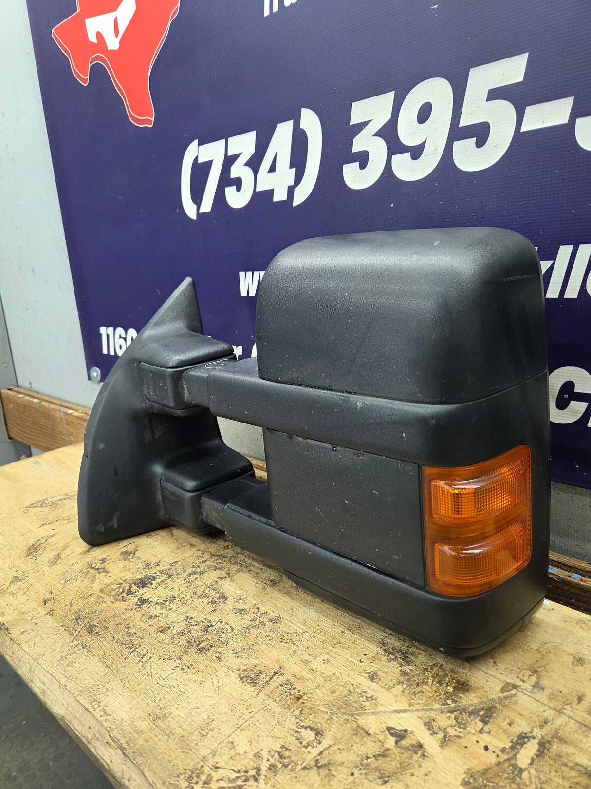 2008-2016 Ford Super Duty F250 F350 F450 F550 LH Driver Side Power Fold & Telescope Heated Towing Mirror OEM