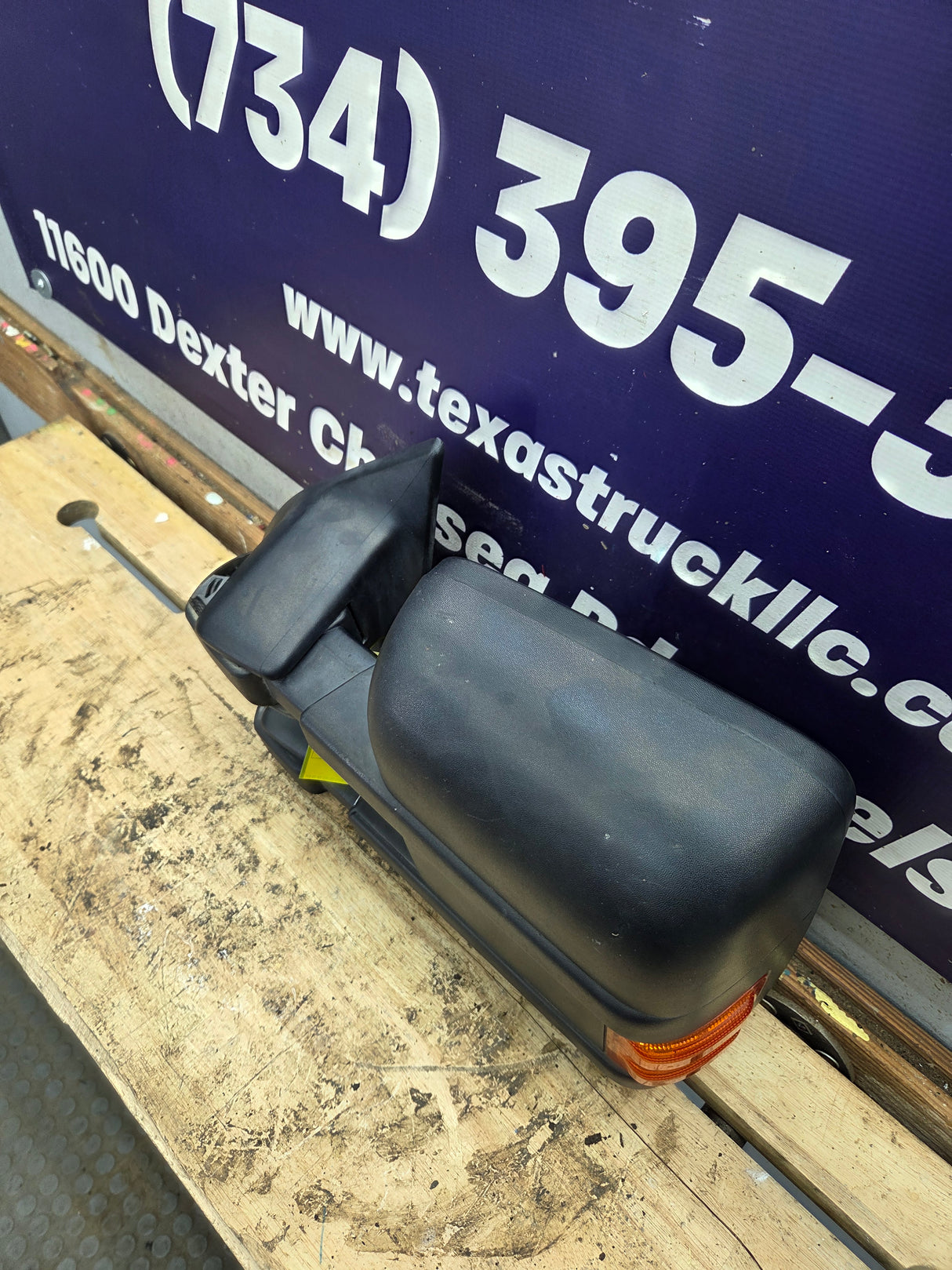 2008-2016 Ford Super Duty F250 F350 F450 F550 LH Driver Side Power Fold & Telescope Heated Towing Mirror OEM (Copy)