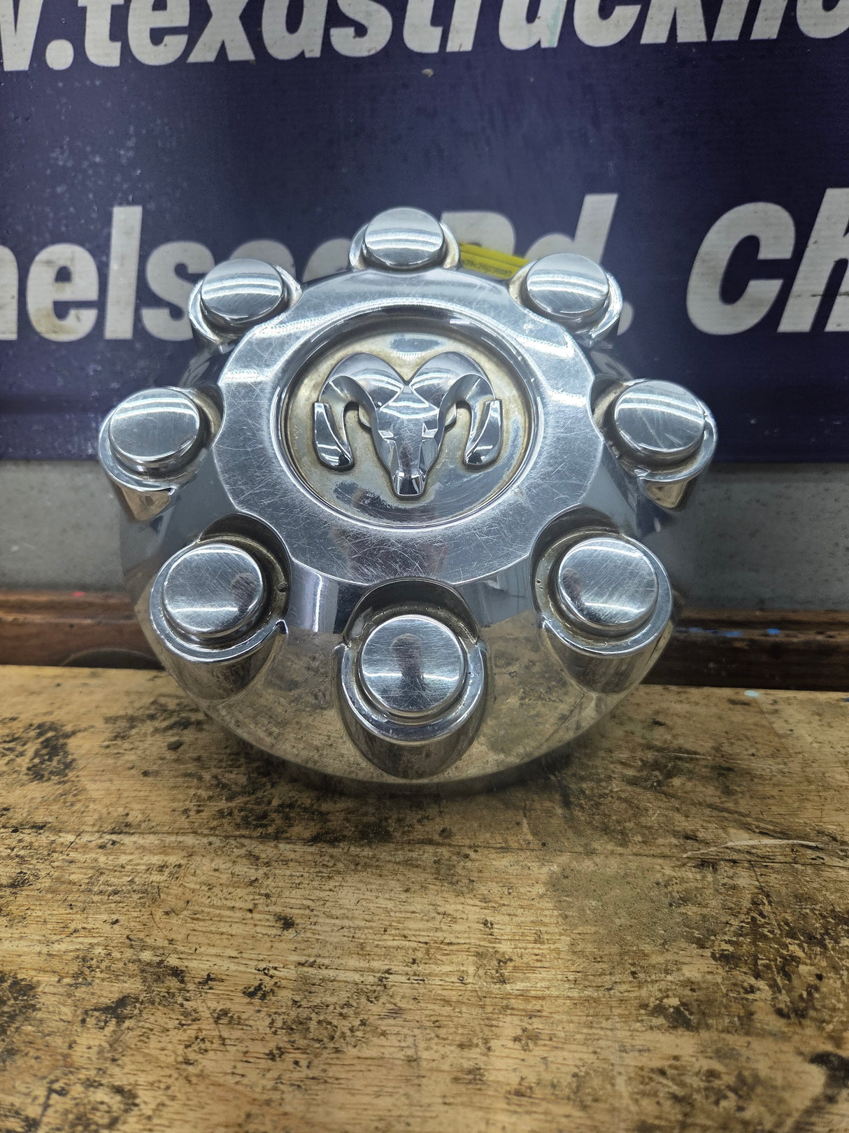 2003-20013 Dodge Ram 1500 2500 3500 OEM Center Wheel Cap Hub Cap P/N 52121450AB