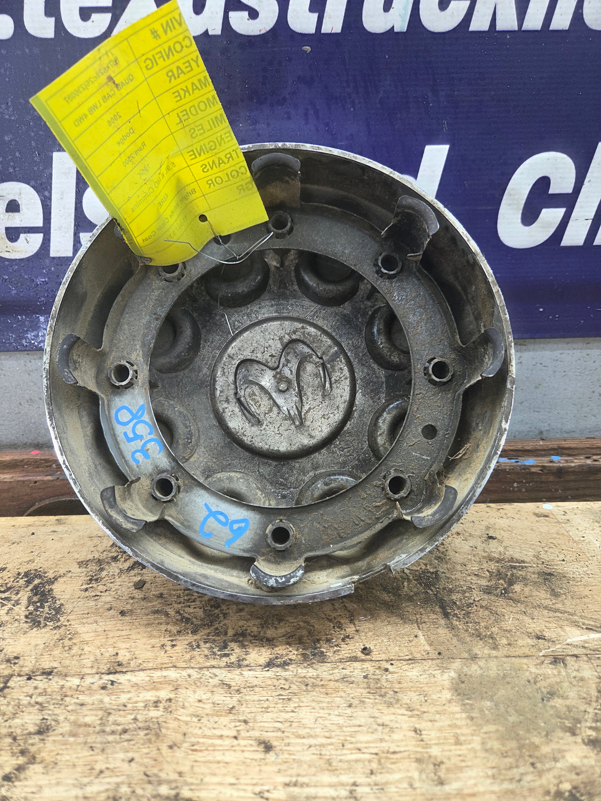 2003-20013 Dodge Ram 1500 2500 3500 OEM Center Wheel Cap Hub Cap P/N 52121450AB