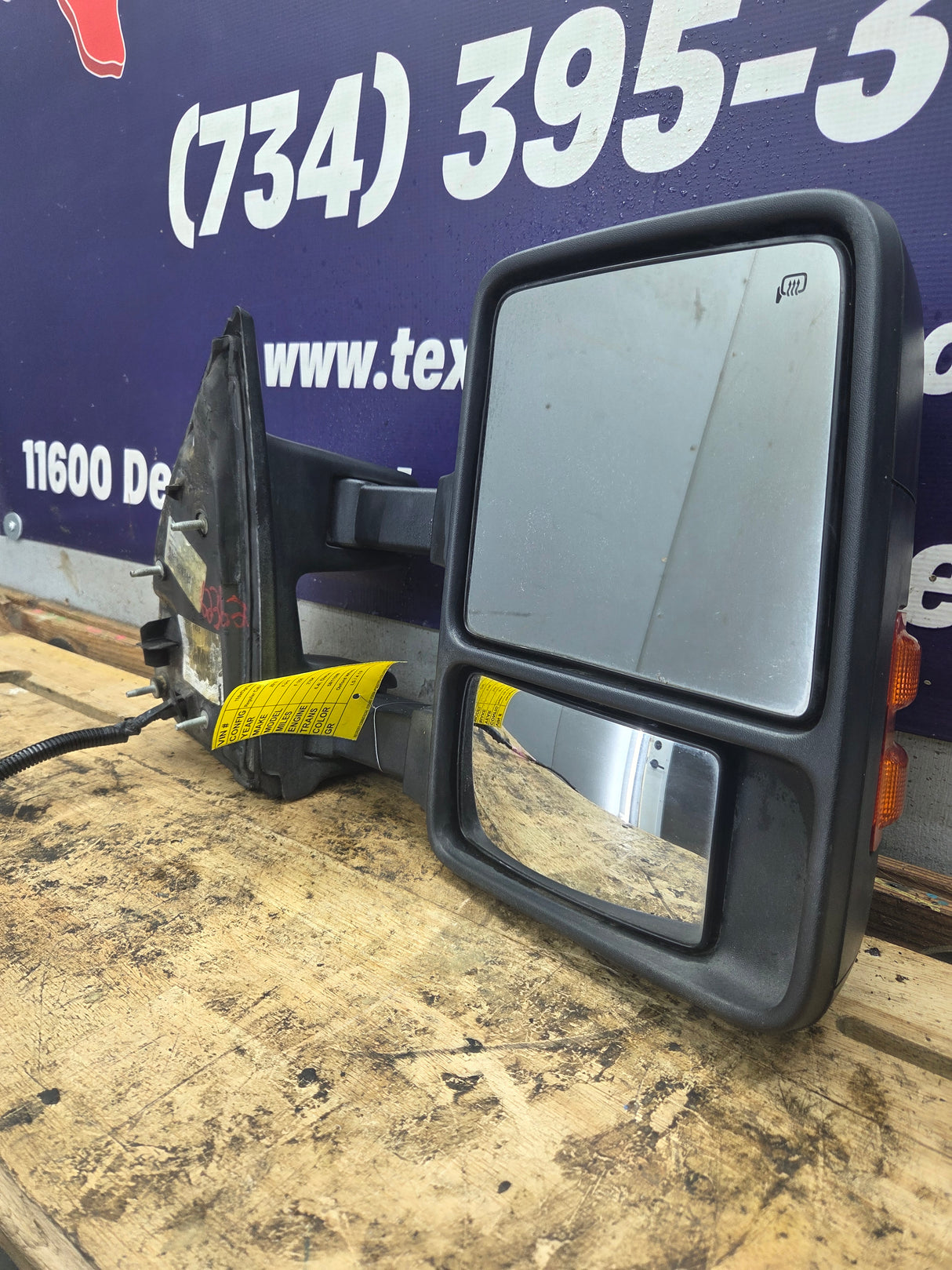 2008-2016 Ford Super Duty F250 F350 F450 F550 RH Passenger Side Power& Heated Towing Mirror OEM