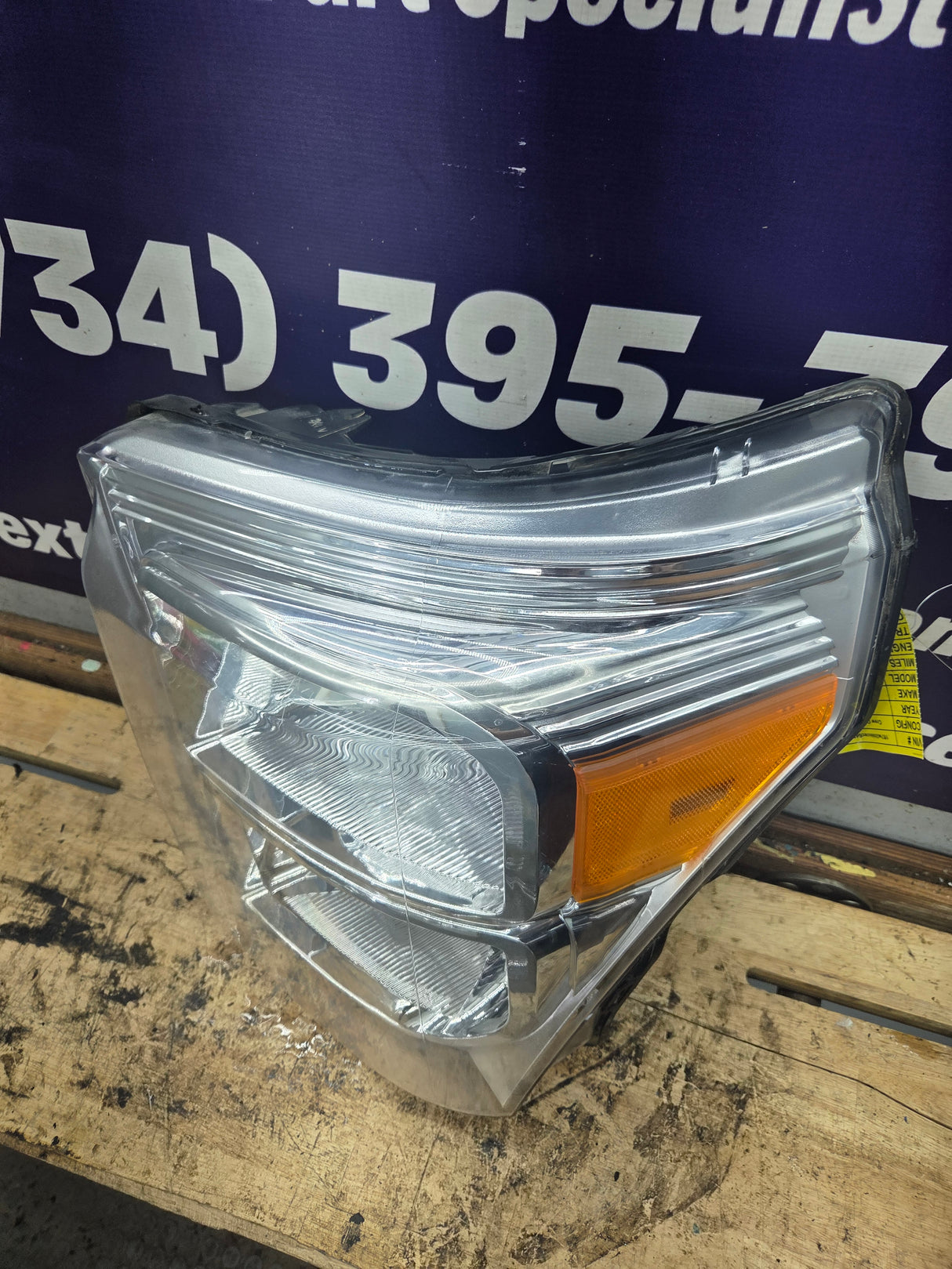 2011-2016 Ford Super Duty F250 F350 F450 F550 LH Driver Side Headlight 6.7L Power Stroke 6.2L Gas BC34-13006-A