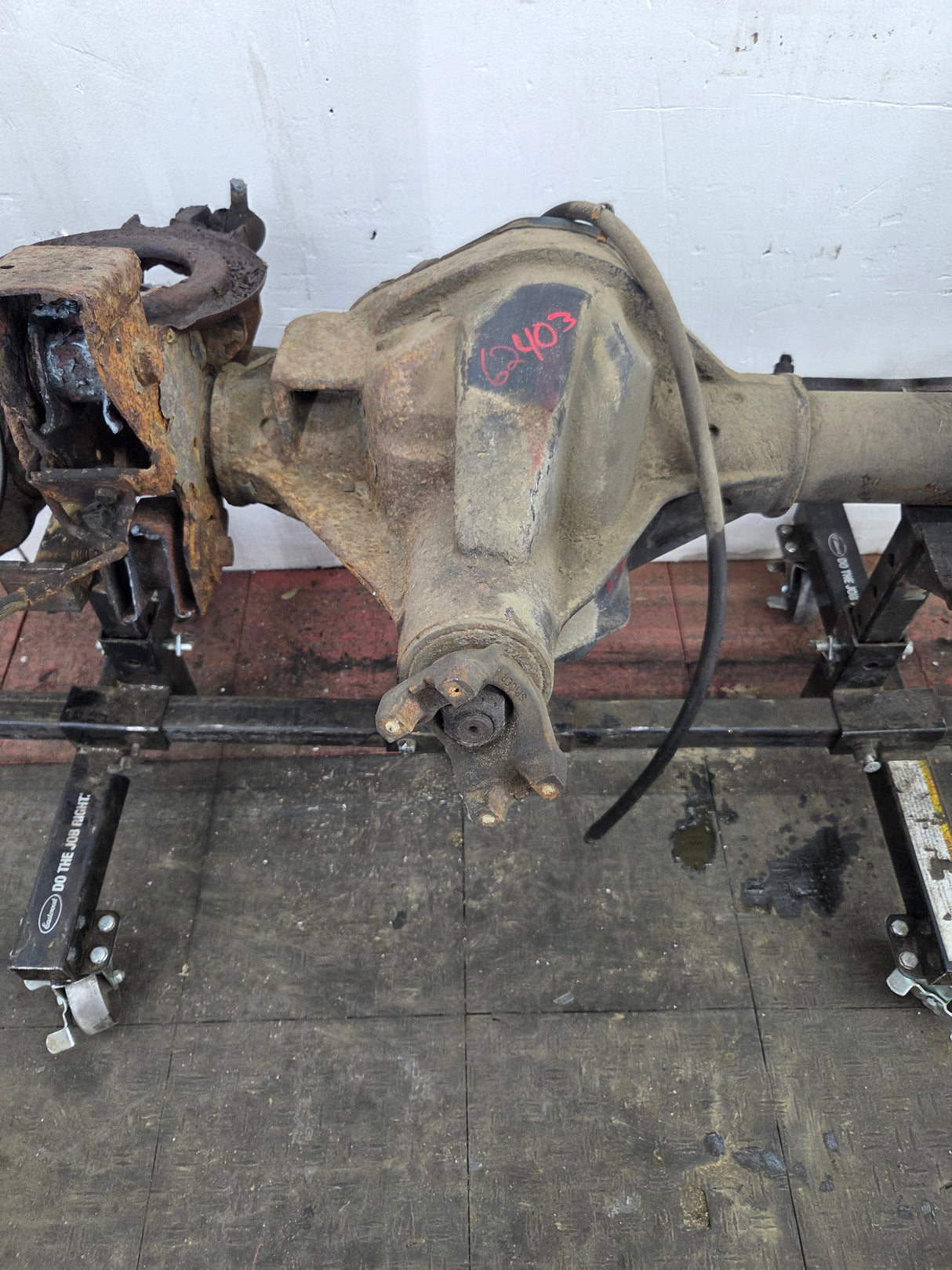 2000-2002 Dodge Ram 2500 4wd Dana 60 Front Axle Assembly 3.55 Ratio