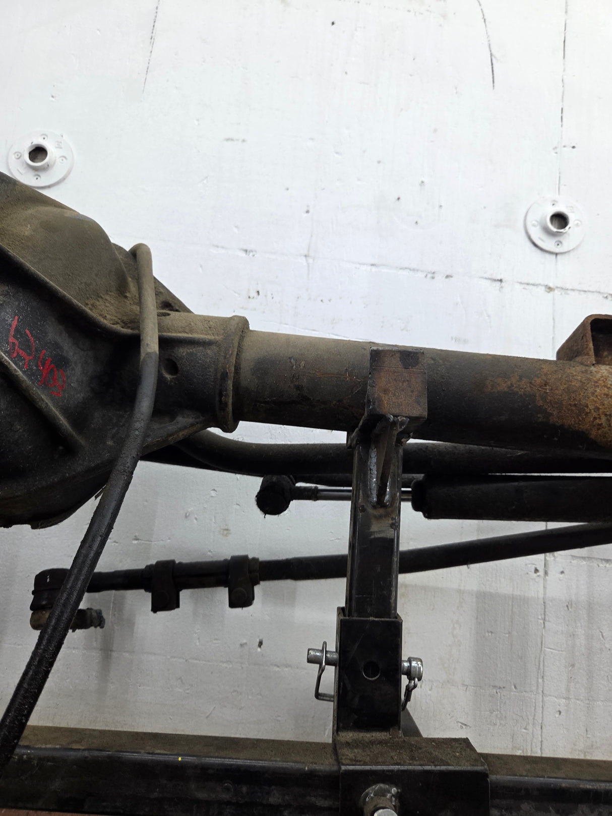2000-2002 Dodge Ram 2500 4wd Dana 60 Front Axle Assembly 3.55 Ratio