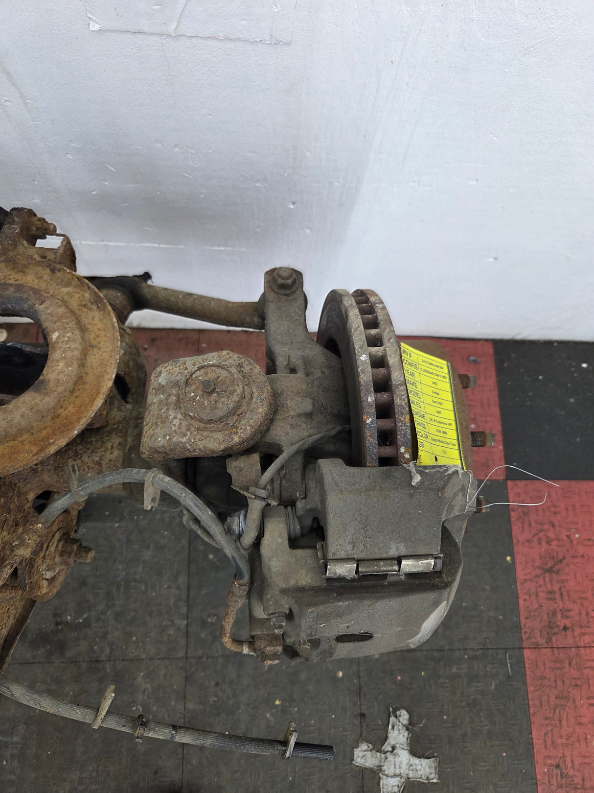 2000-2002 Dodge Ram 2500 4wd Dana 60 Front Axle Assembly 3.55 Ratio