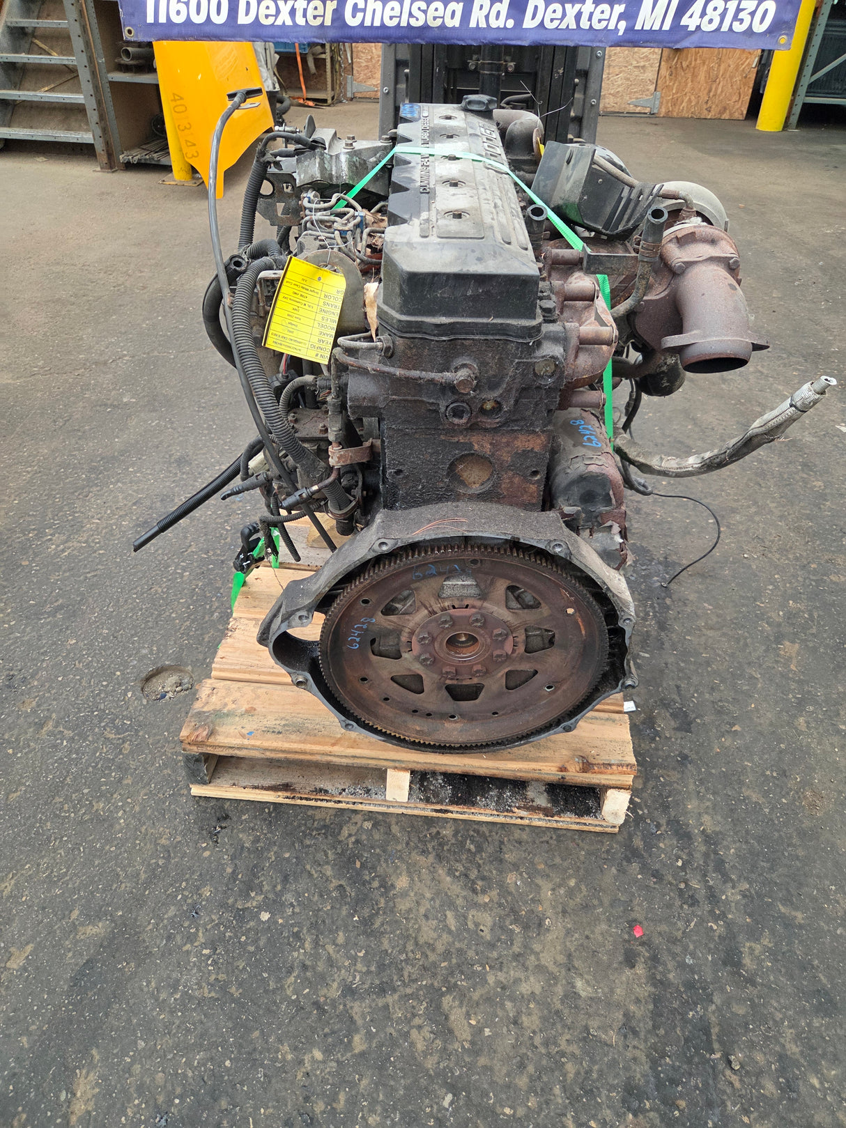 2002 Dodge Ram 2500 5.9L 24v Cummins Turbo Diesel Complete Engine Ran Great