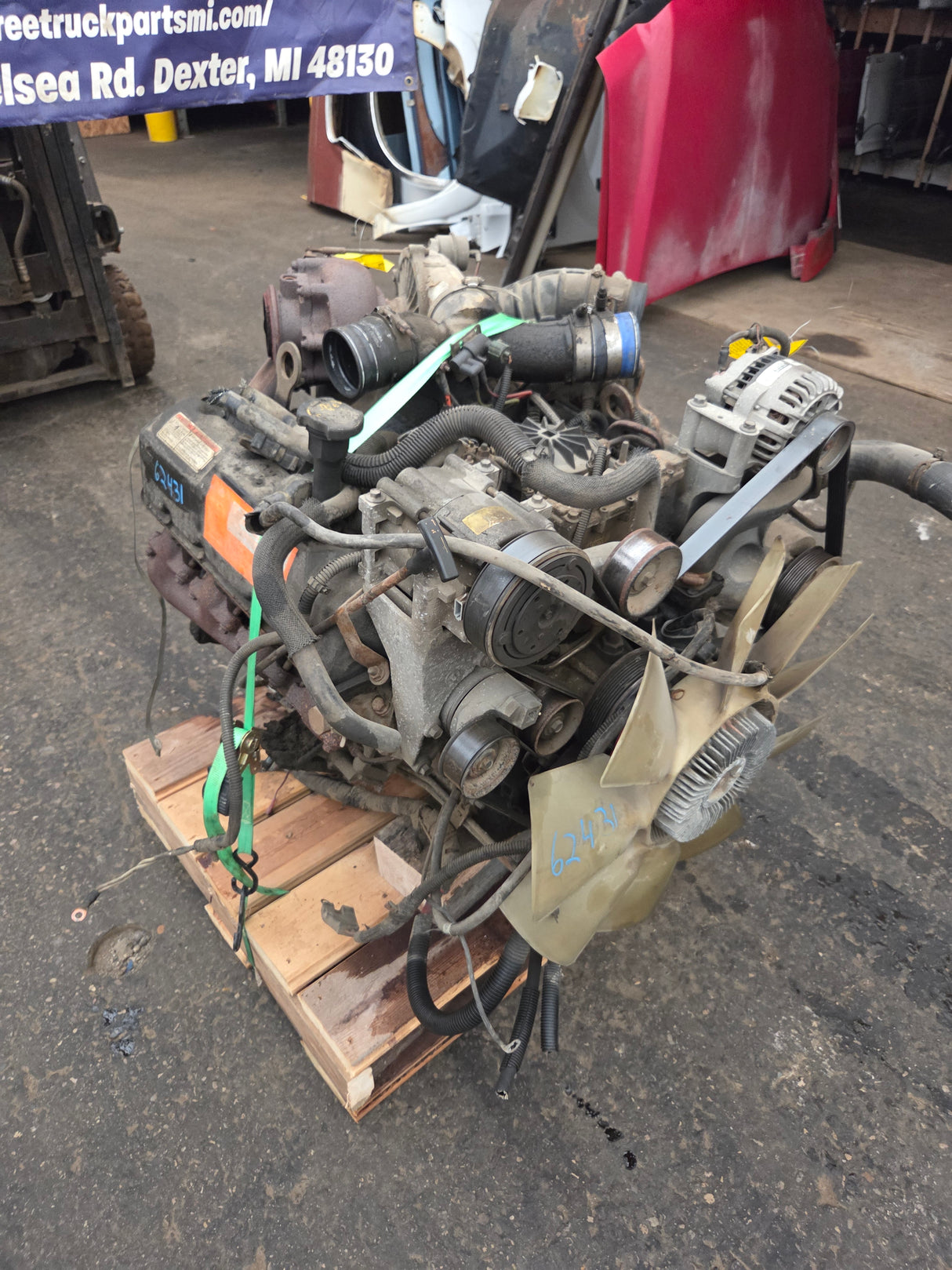 1999-2003 7.3L Power Stroke Diesel Engine Ford Super Duty F250 F350 F450 F550 International Navistar 266k Miles
