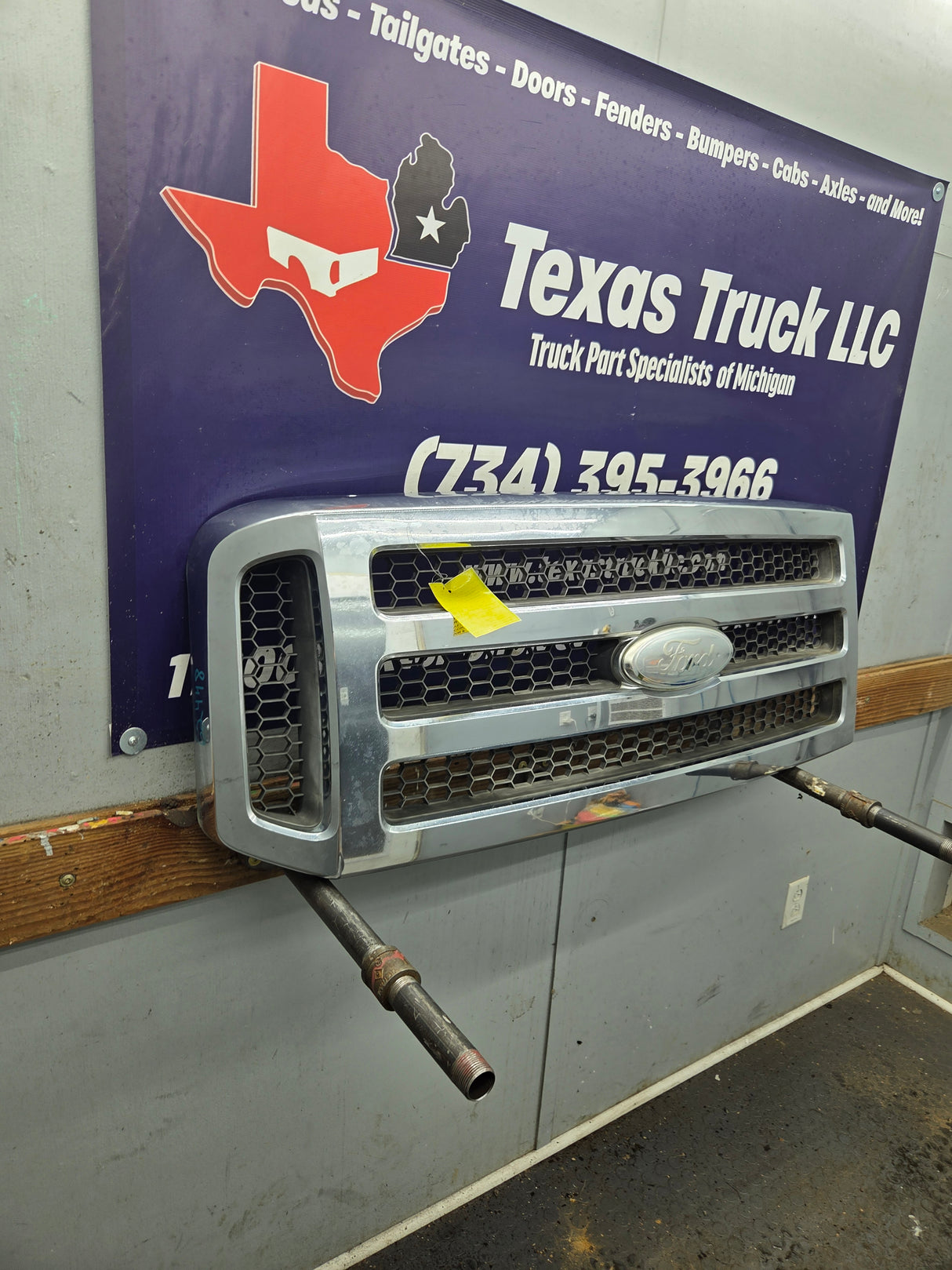 2005-2007 Ford Super Duty OEM Chrome Grill F250 F350 F450 F550 5C34-8200-BDW