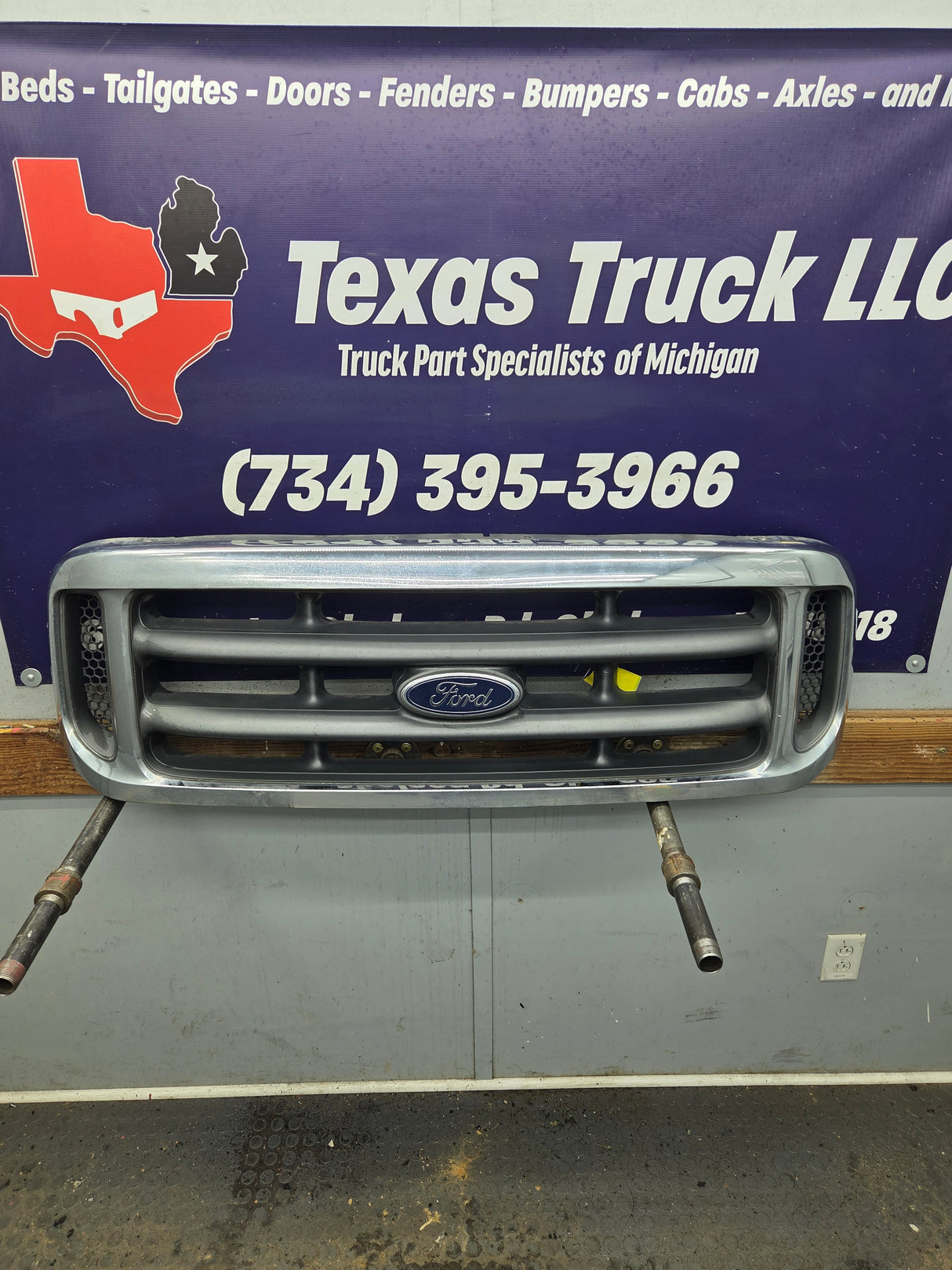 1999-2004 Ford Super Duty Excursion Chrome Grill F250 F350 F450 F550