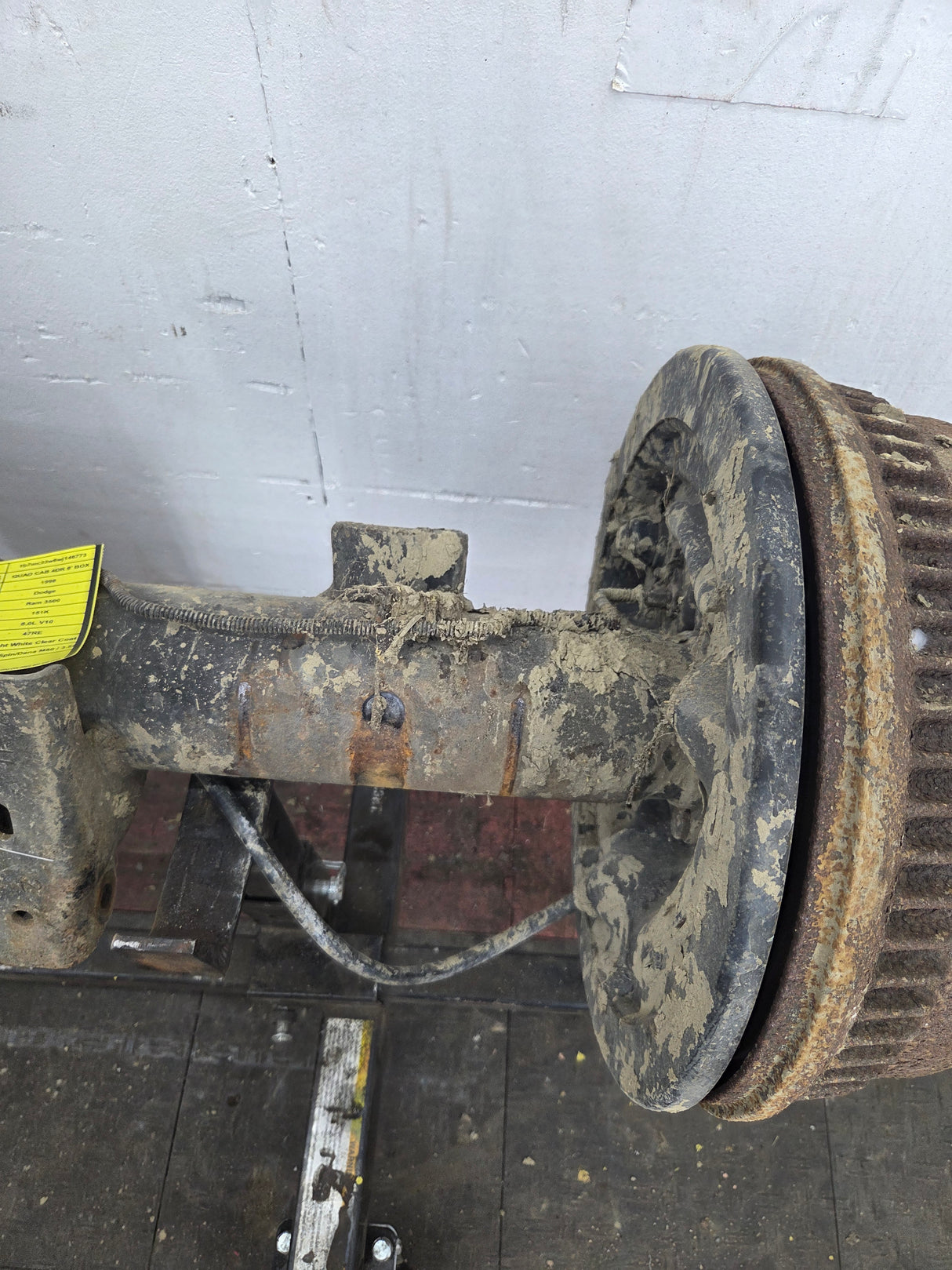 1996-1999 2nd Gen Dodge Ram 3500 Dually 4x4 Rear Axle 3.54 Ratio Cummins Diesel Gas