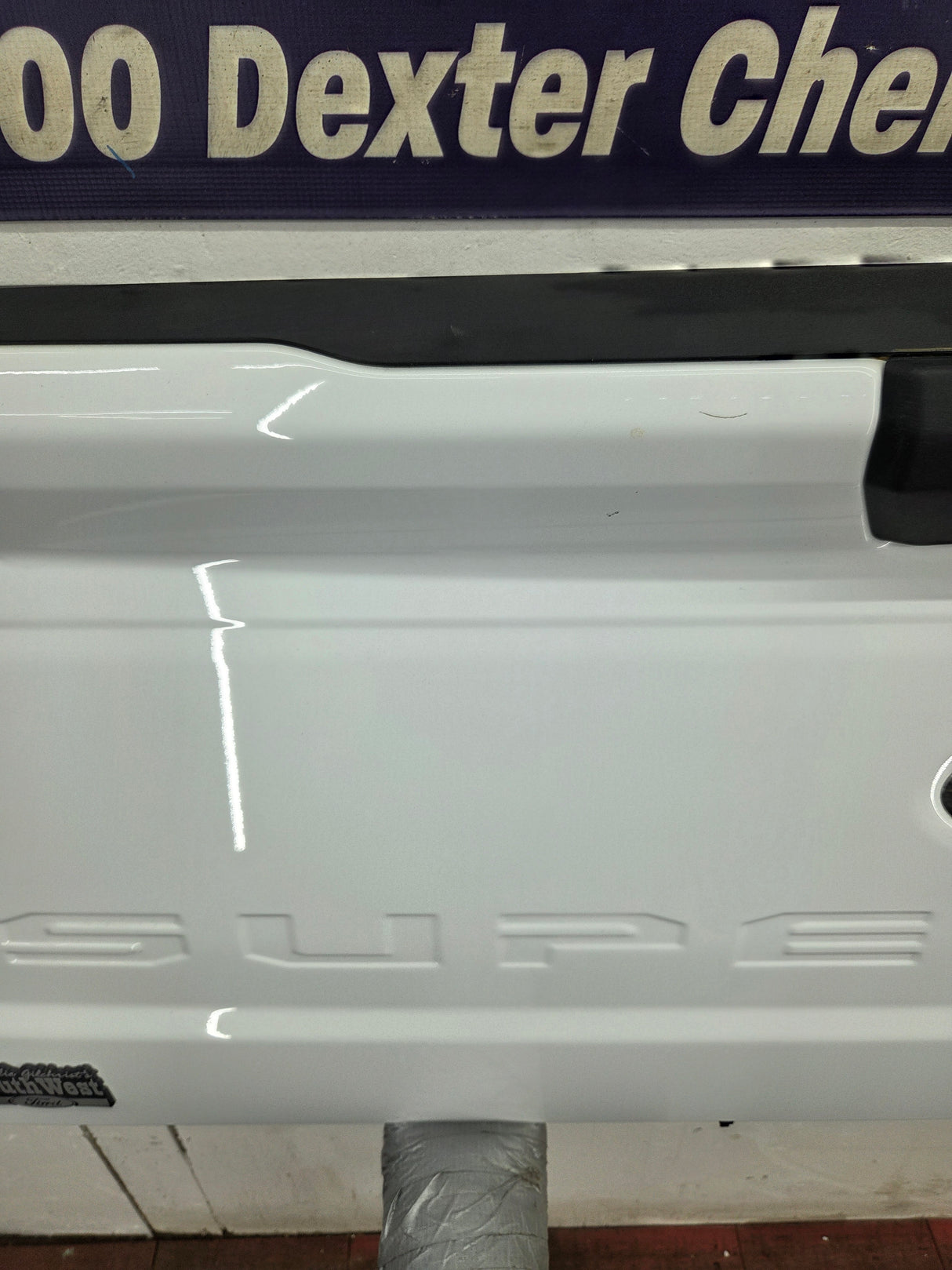 2023-2026 Ford Super Duty F250 F350 F450 F550 Step Tailgate - Oxford White