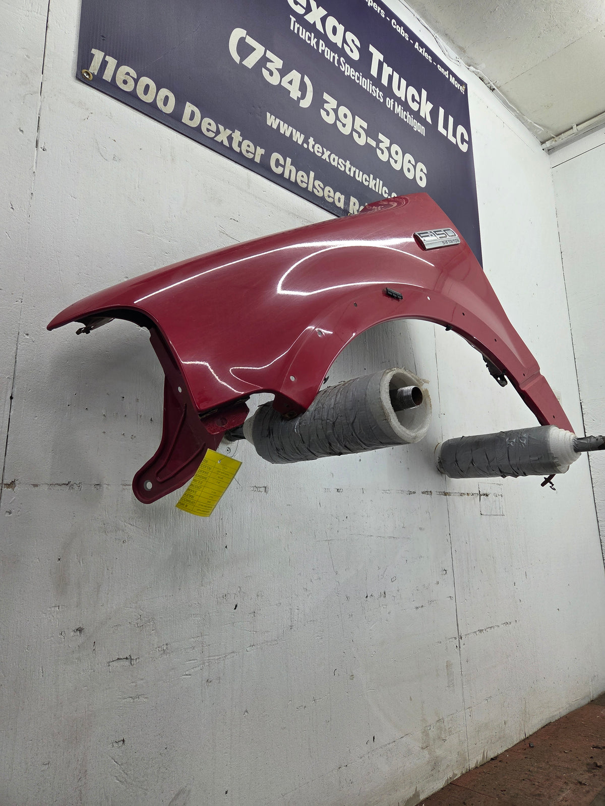 2004-2008 Ford F150 LH Driver Side Front Fender - With Molding