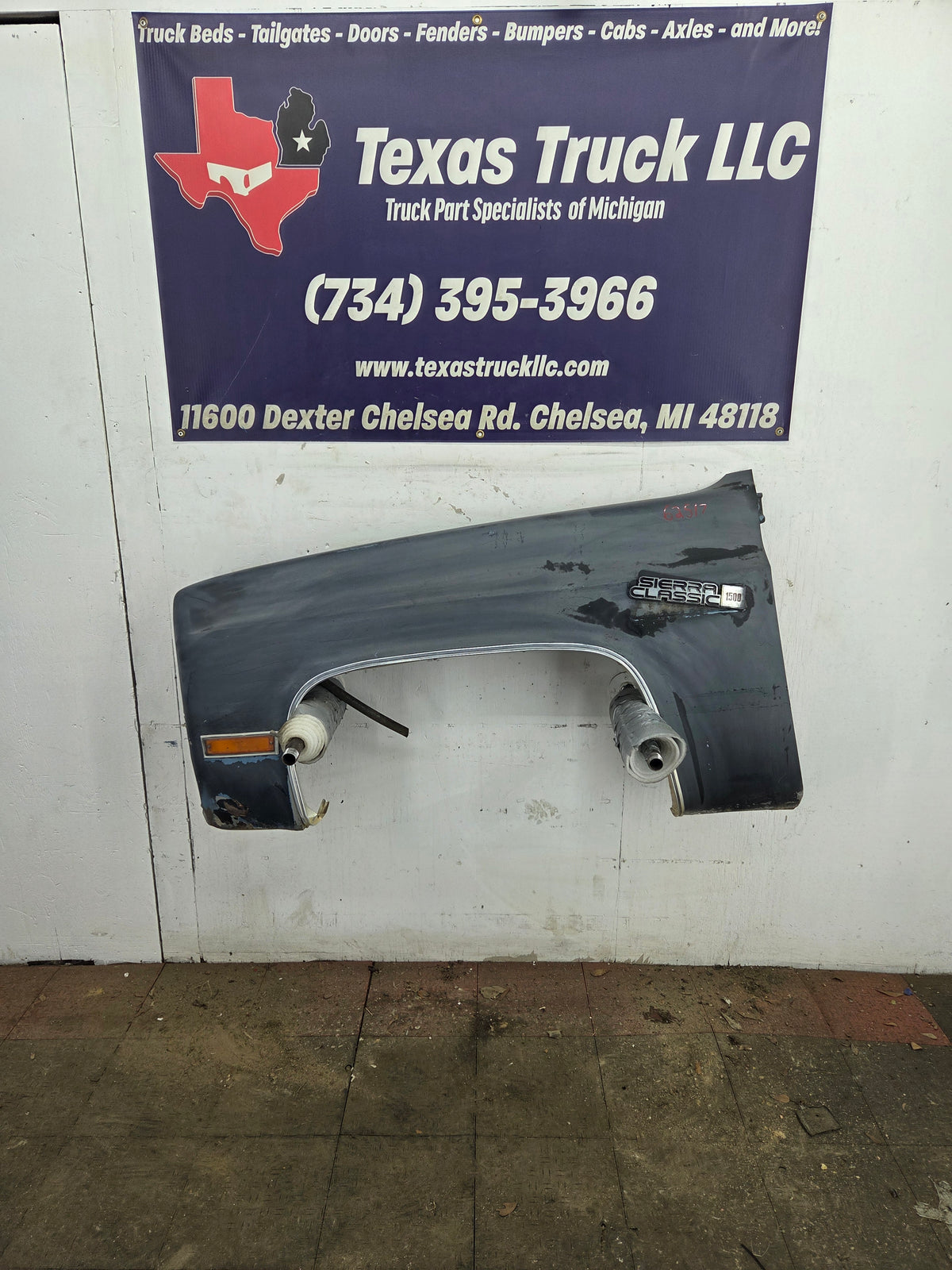1981-1991 Chevrolet Silverado / GMC Sierra Square Body LH Drivers Side Front Fender