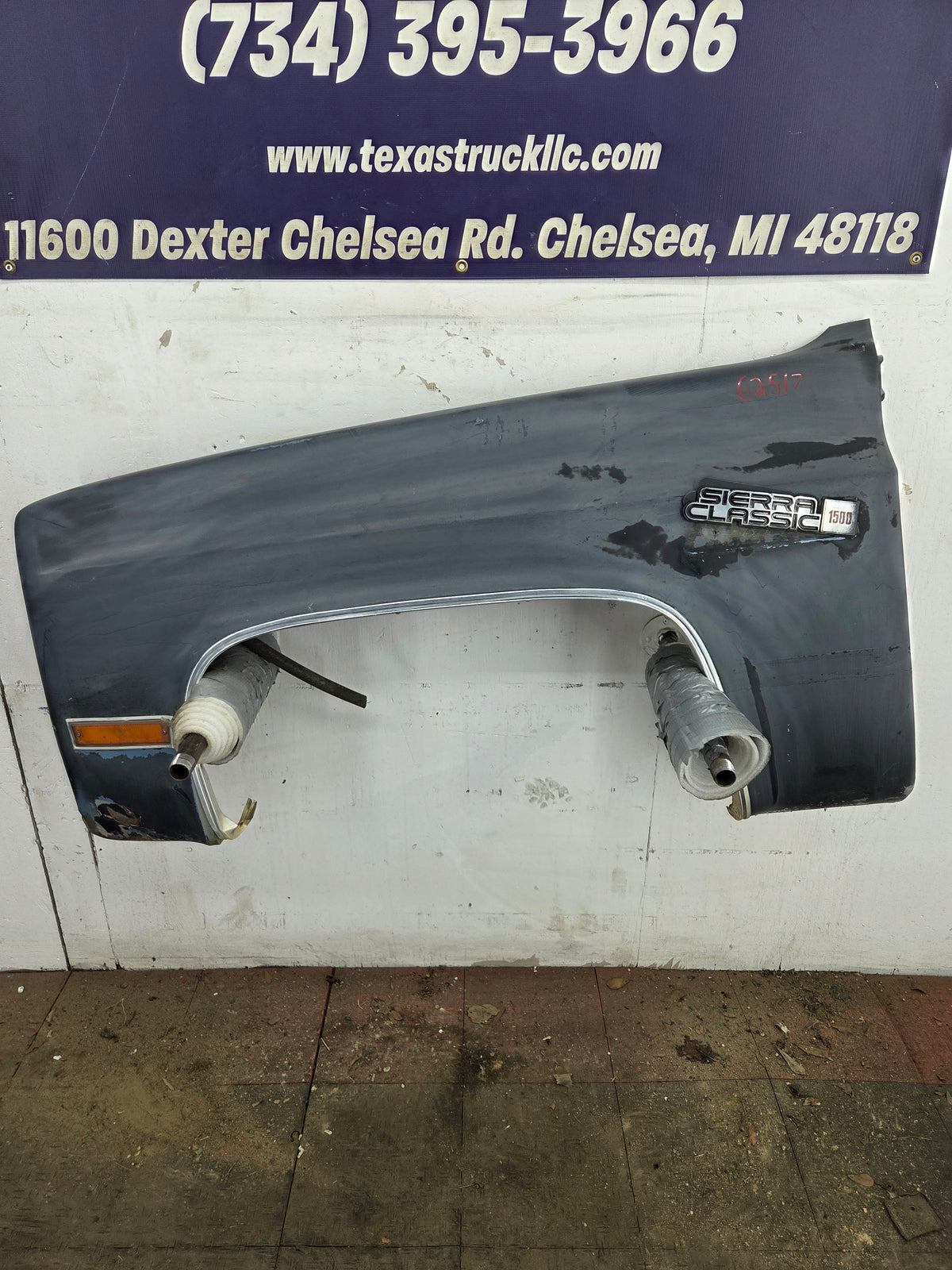 1981-1991 Chevrolet Silverado / GMC Sierra Square Body LH Drivers Side Front Fender