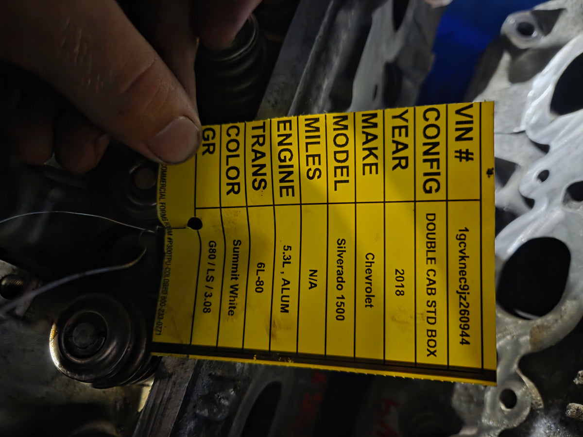 2018 Chevrolet GMC 1500 5.3L Aluminum Cylinder Head 12620214