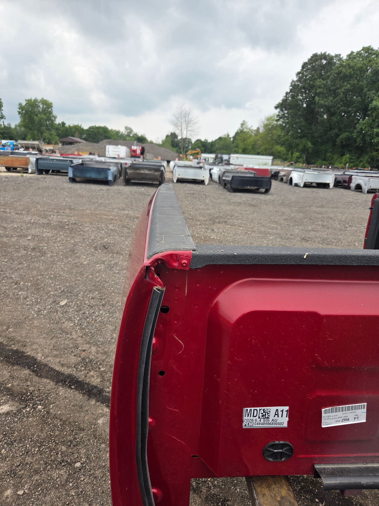 2019-2026 Dodge Ram 2500 3500 5th Gen 6' 4" Short Truck Bed - Red Hot