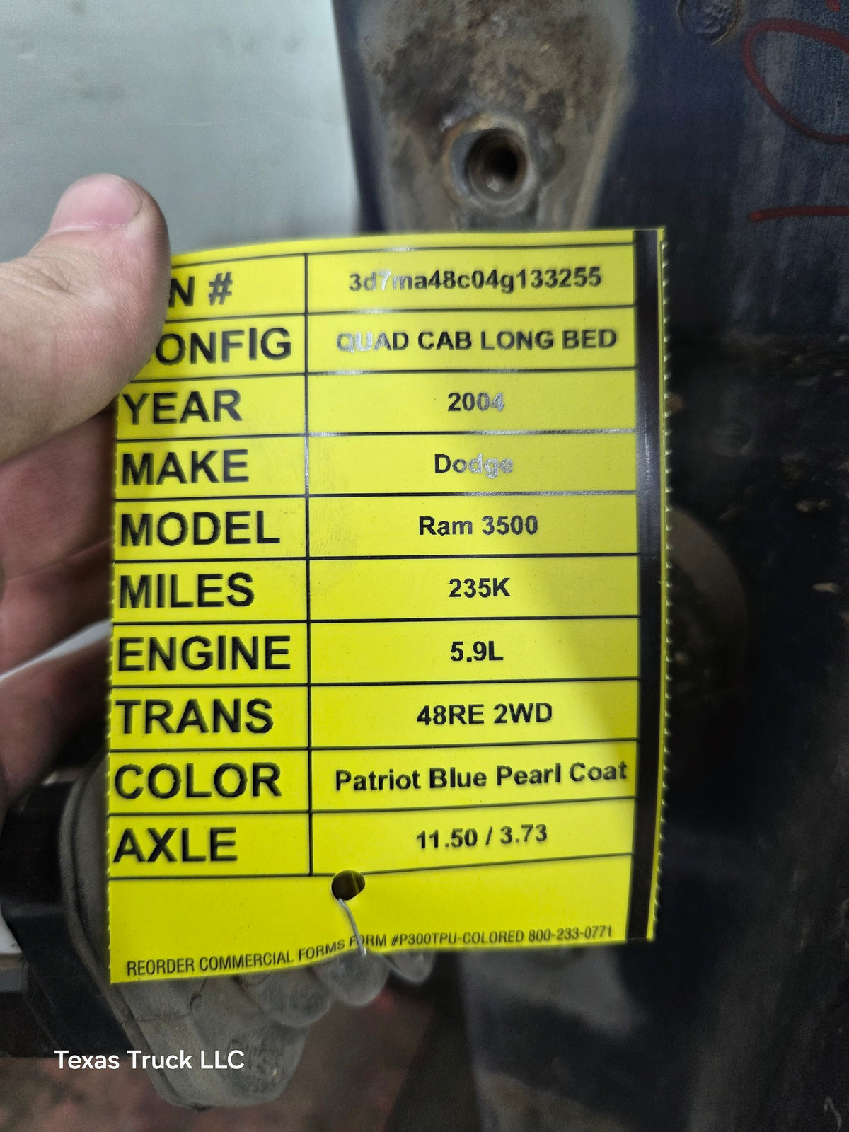 2003-2008 Dodge Ram 3rd Gen Driver Side Front Quad Cab Crew Cab Door 1500 2500 3500 4500 5500
