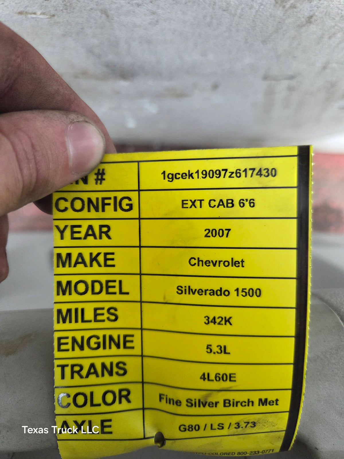 2007-2013 Chevrolet Silverado / GMC Sierra 1500 2500 3500 HD Passenger side Extended Cab RH Rear Door