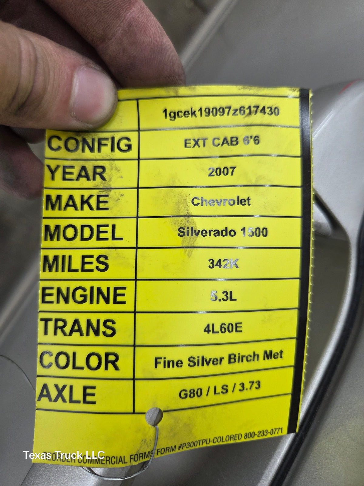 2007-2013 Chevrolet Silverado / GMC Sierra 1500 2500 3500 HD LH Front Driver Side Door