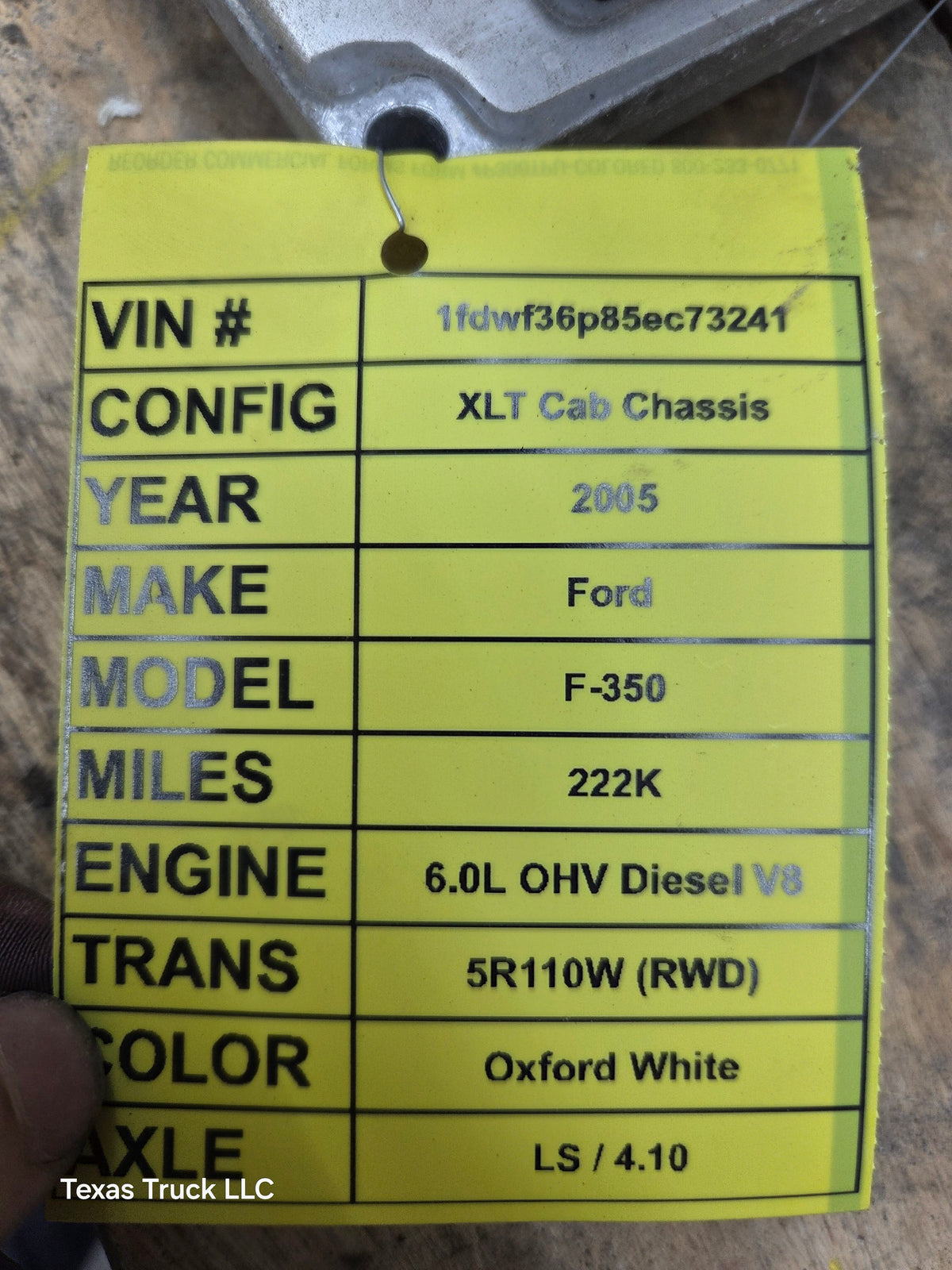2005-2007 Ford F250 F350 F450 F550 6.0L PCM CZP2 / 5C3A-12A650-KZC