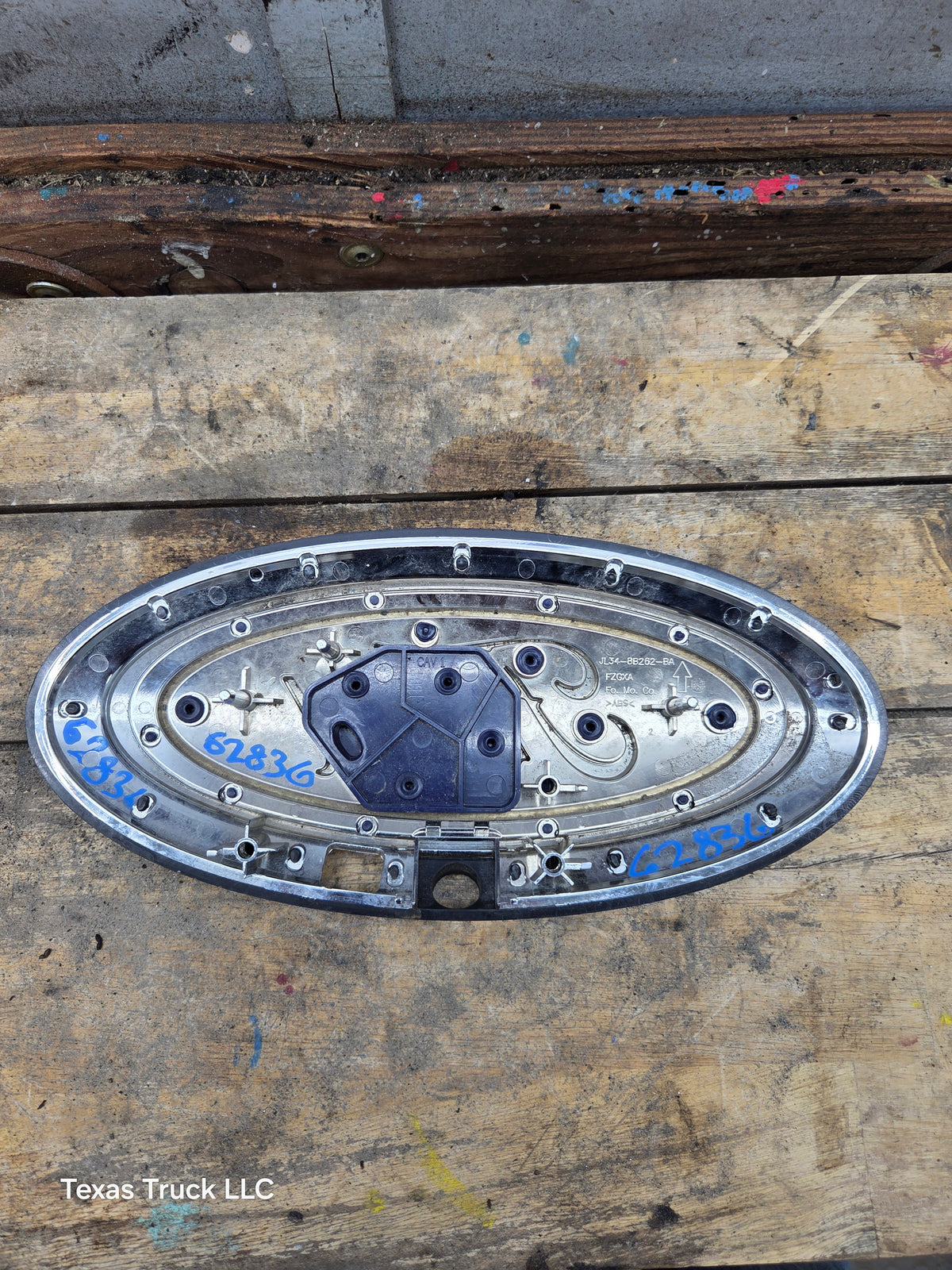 2017-2020 Ford F150 Front Grill 11" Emblem w/Camera Hole JL34-8B262-BA